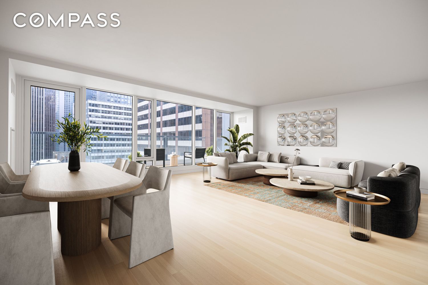 135 West 52nd Street 17B, Theater District, Midtown West, NYC - 2 Bedrooms  
2.5 Bathrooms  
6 Rooms - 