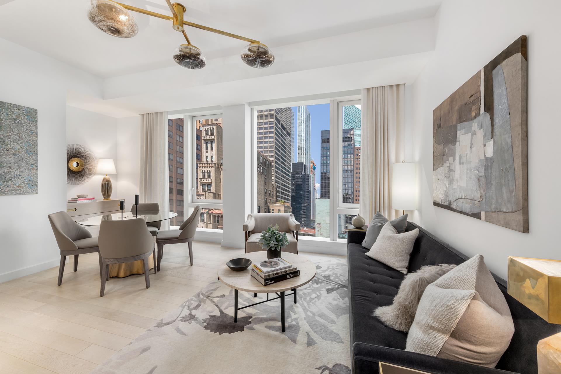 138 East 50th Street 19A, Turtle Bay, Midtown East, NYC - 2 Bedrooms  
2.5 Bathrooms  
4 Rooms - 