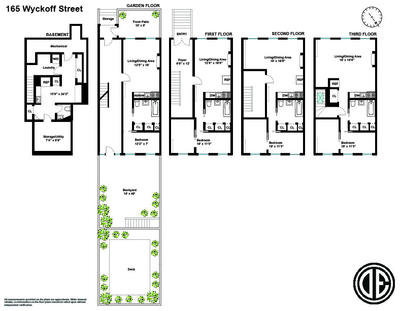 Floorplan for 165 Wyckoff Street