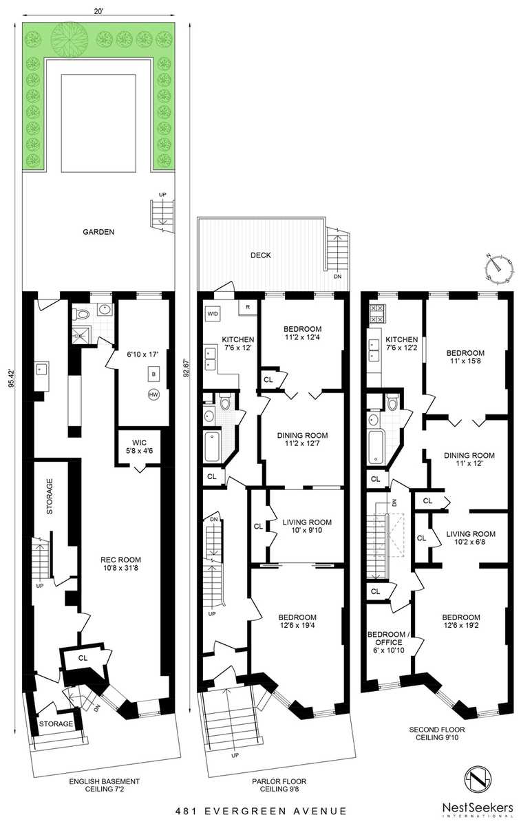 Floorplan for 481 Evergreen Avenue