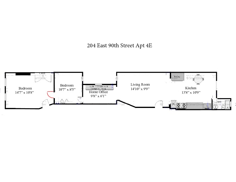 Floorplan for 204 East 90th Street, 4E