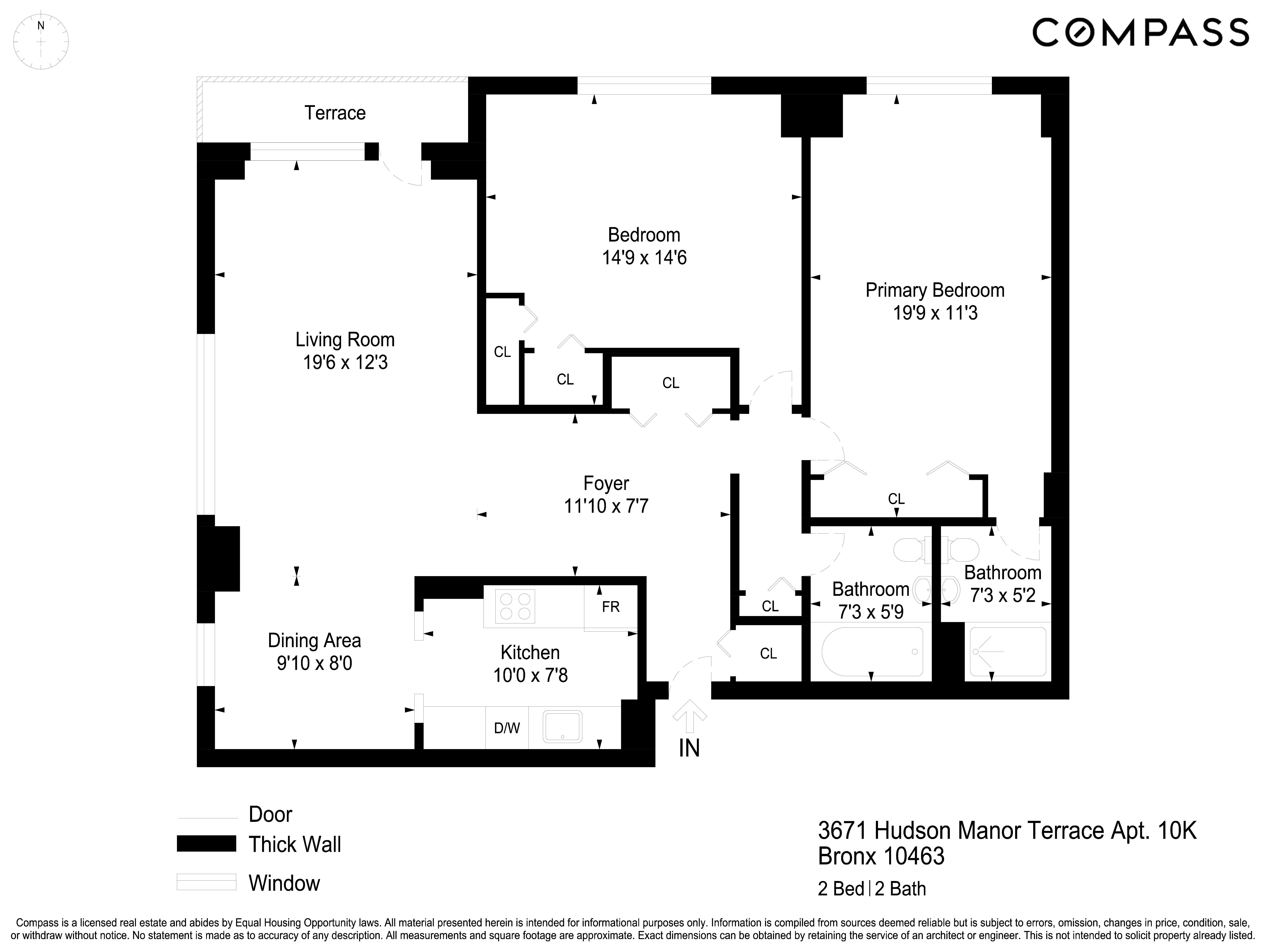 Floorplan for 3671 Hudson Manor Terrace, 10K