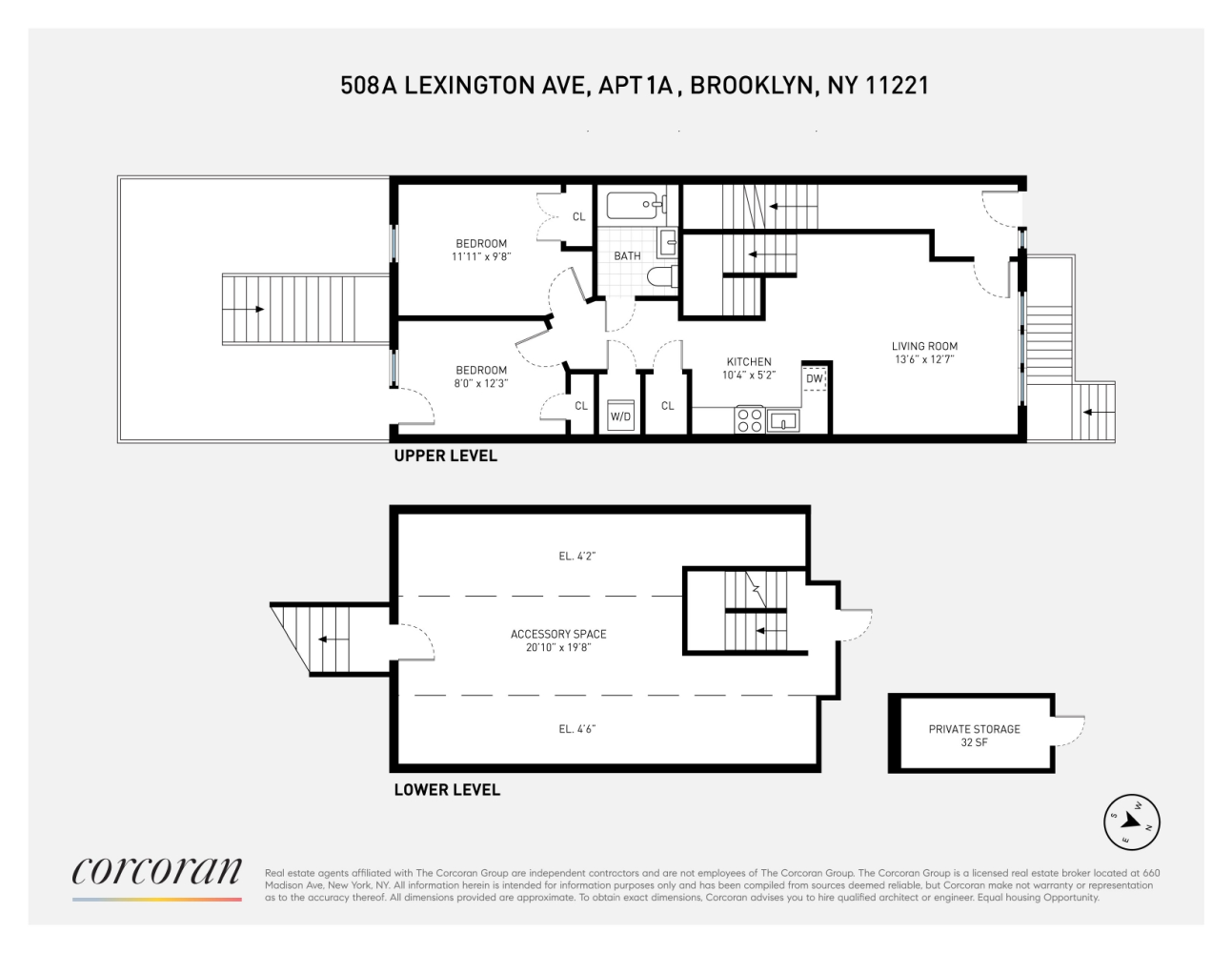 Floorplan for 508 Lexington Avenue, 1
