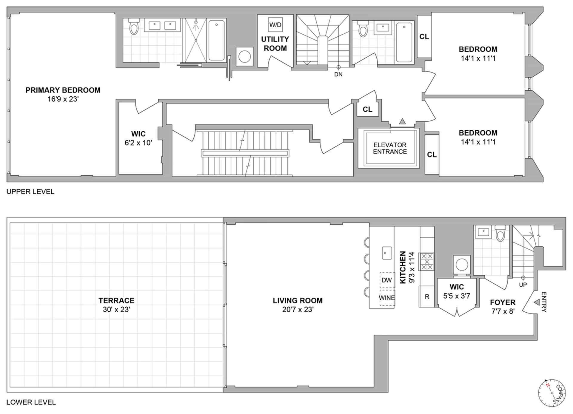 Floorplan for 165 Chrystie Street, TH