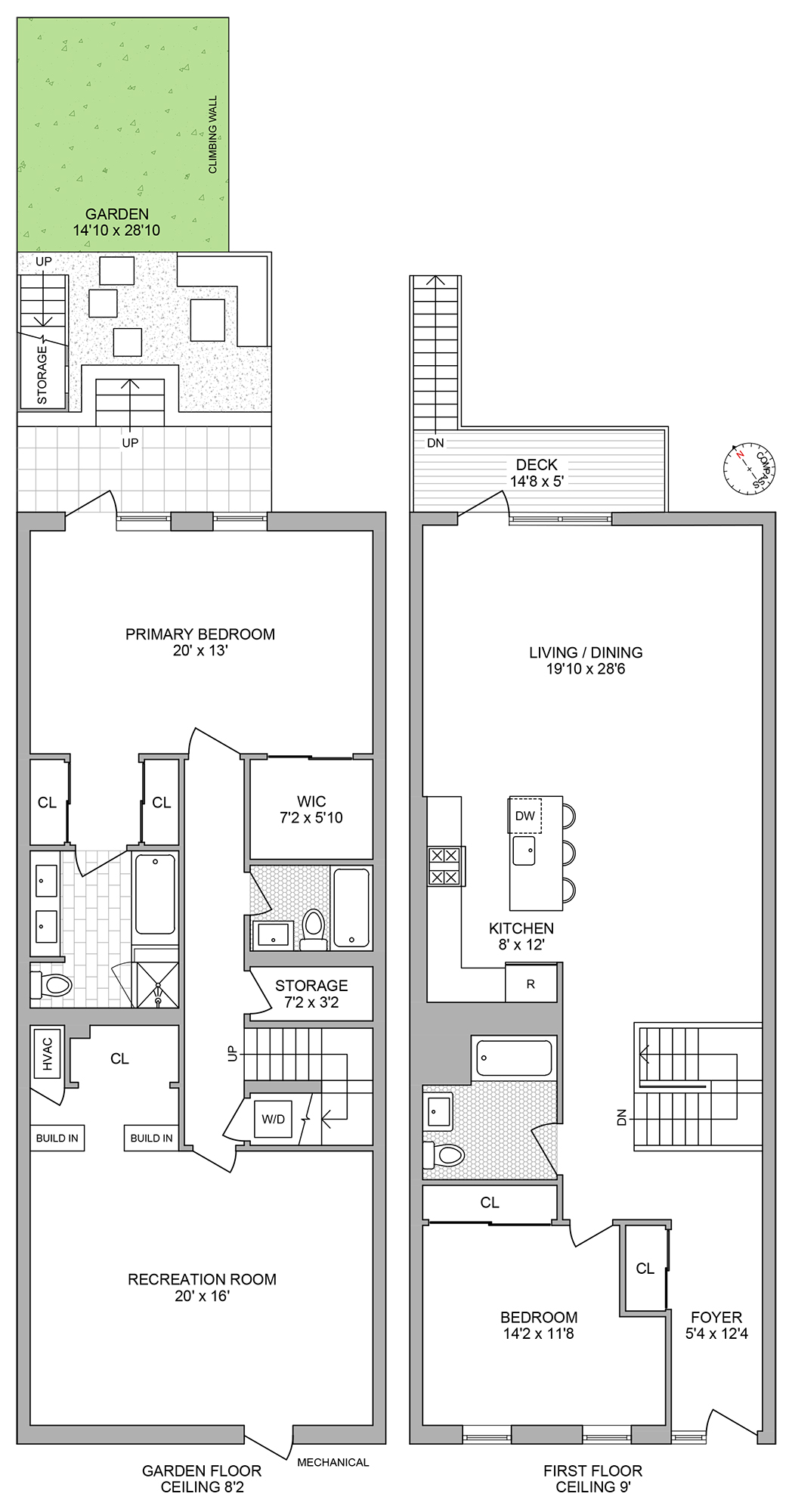 Floorplan for 115 3rd Street, 1