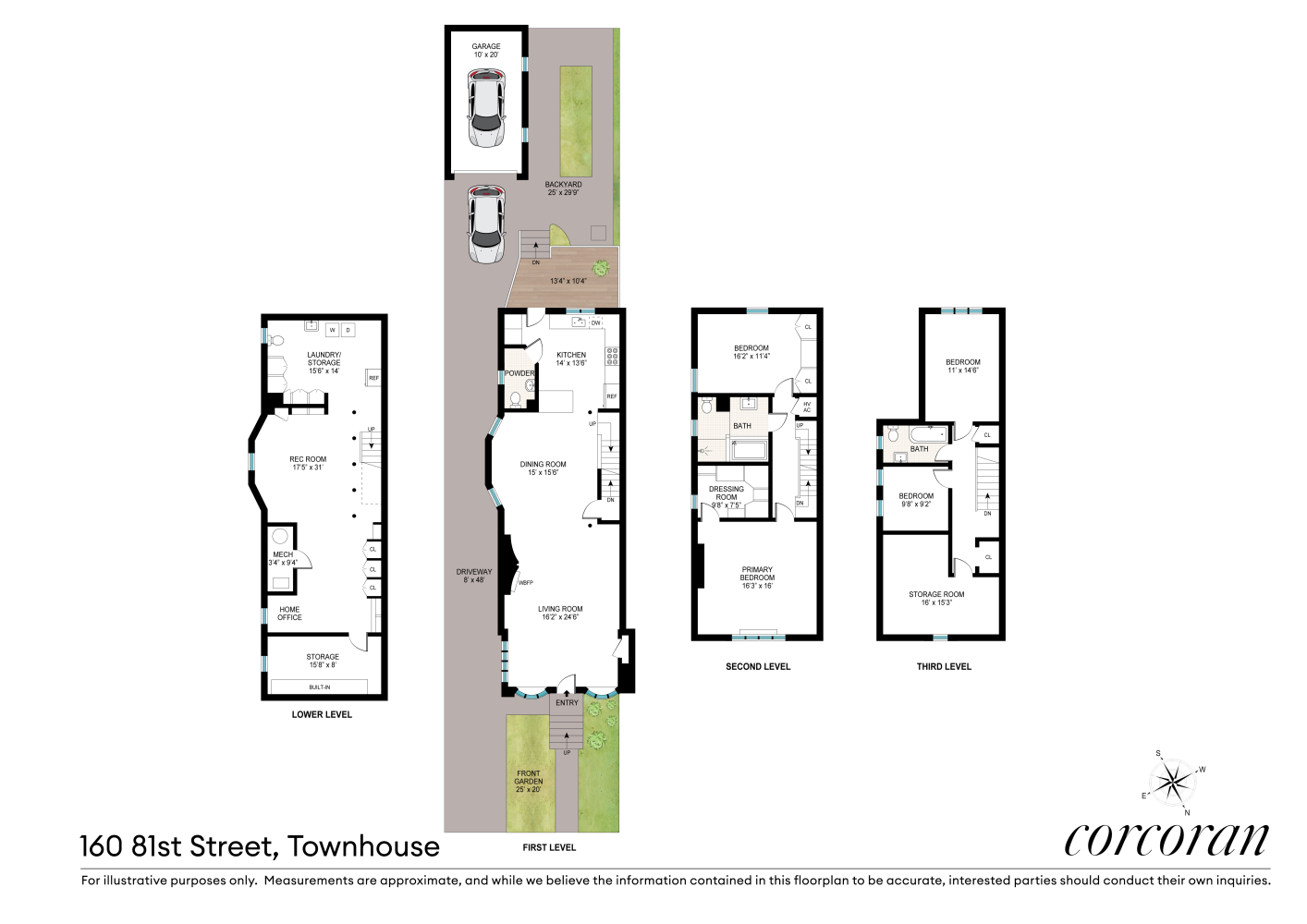 Floorplan for 160 81st Street