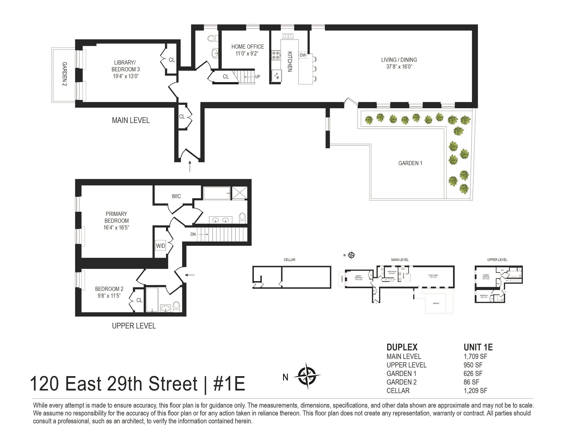 Floorplan for 120 East 29th Street, 1E