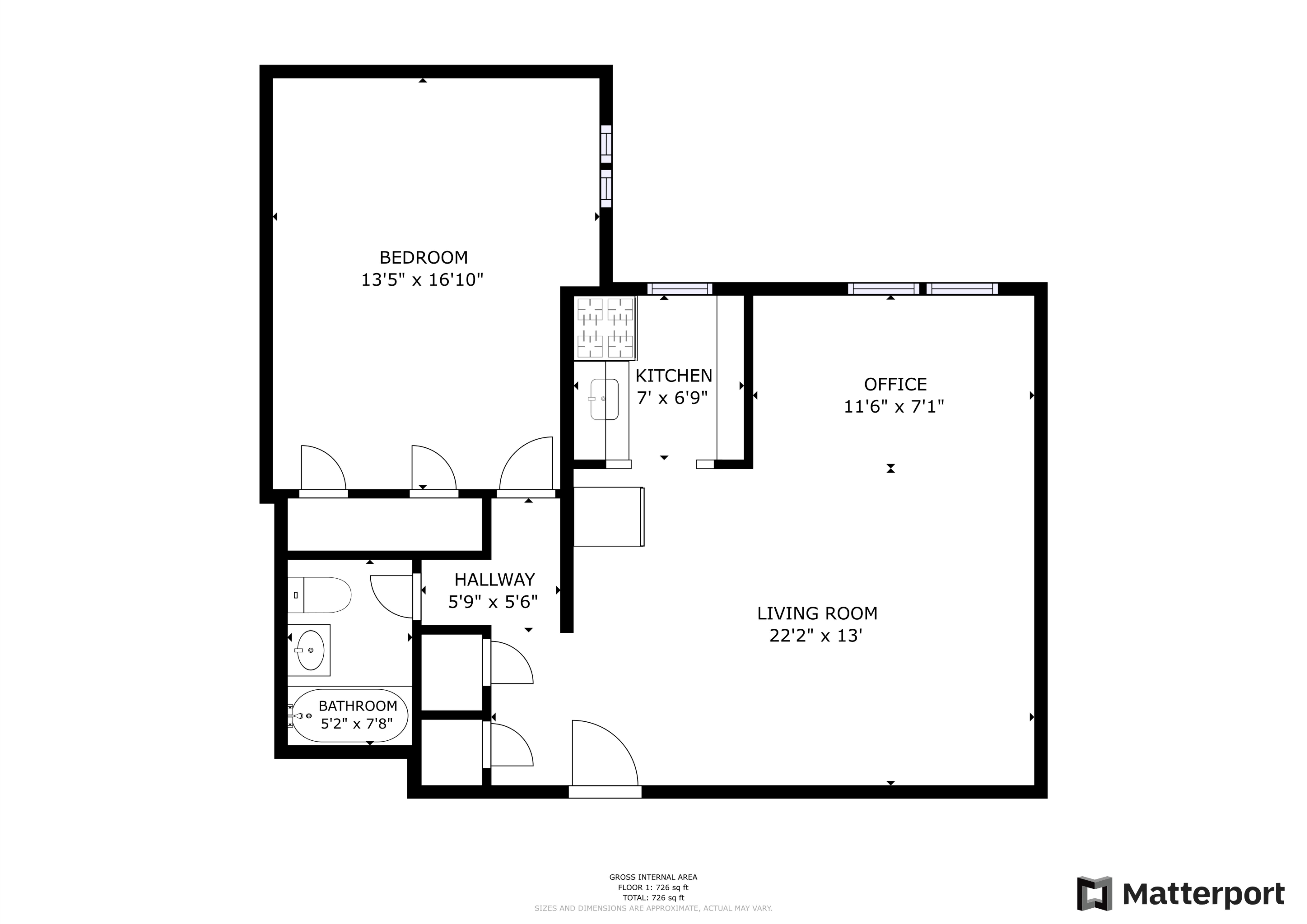 Floorplan for 9411 Shore Road, 2-I