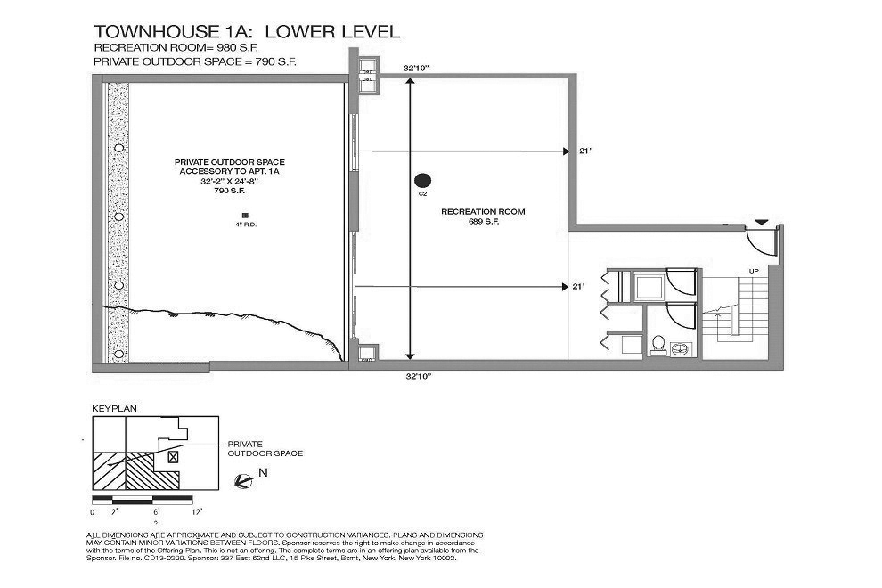 Floorplan for 337 East 62nd Street, 1A