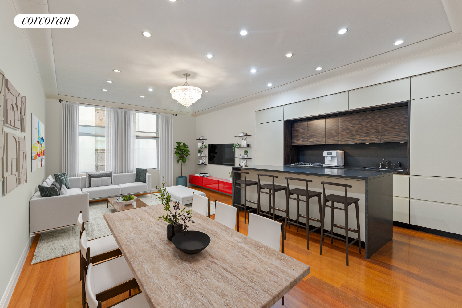 55 Wall Street 530, Financial District, Downtown, NYC - 3 Bedrooms  
3.5 Bathrooms  
4 Rooms - 