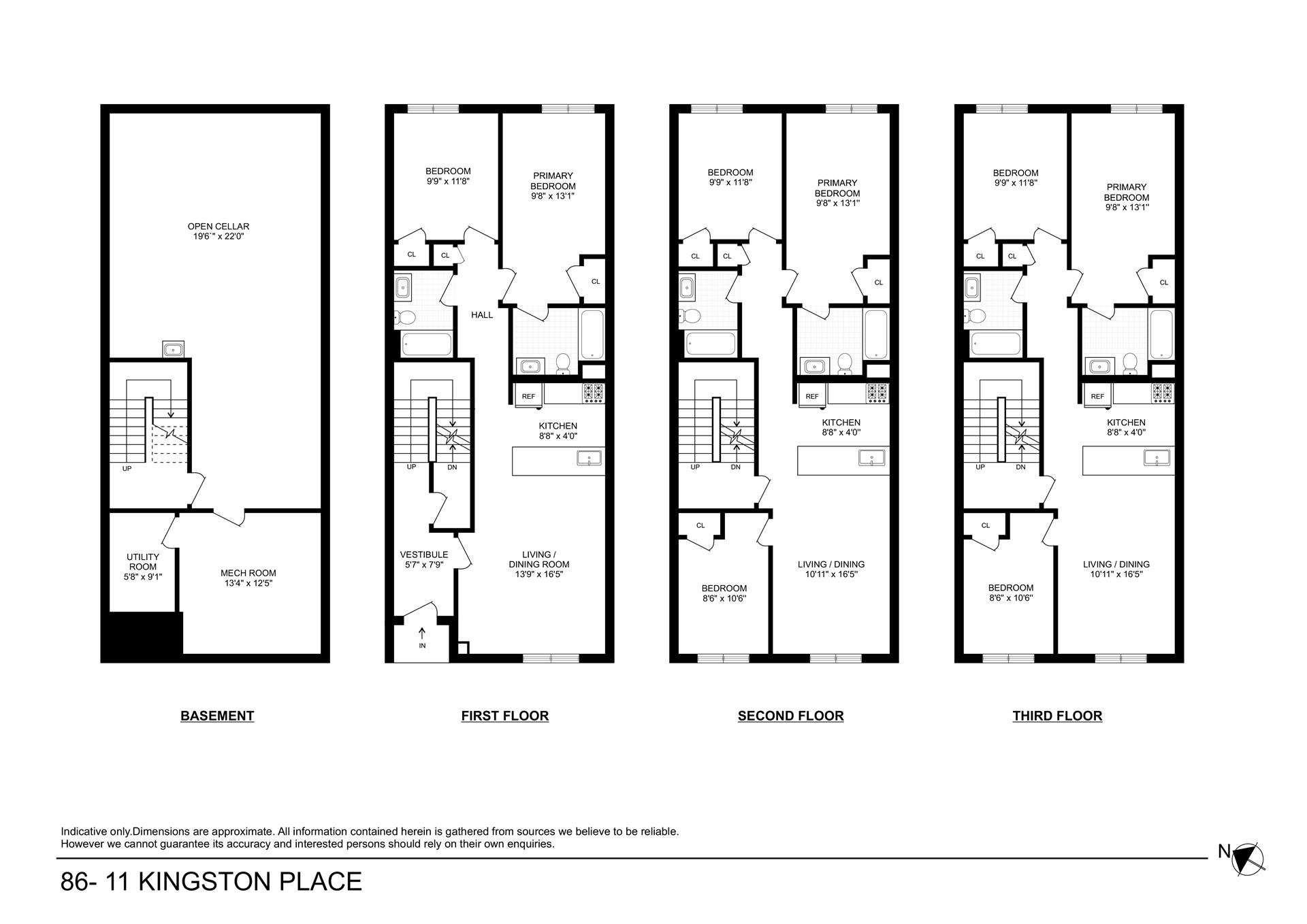 Floorplan for 86 -11 -17 Kingston Pla
