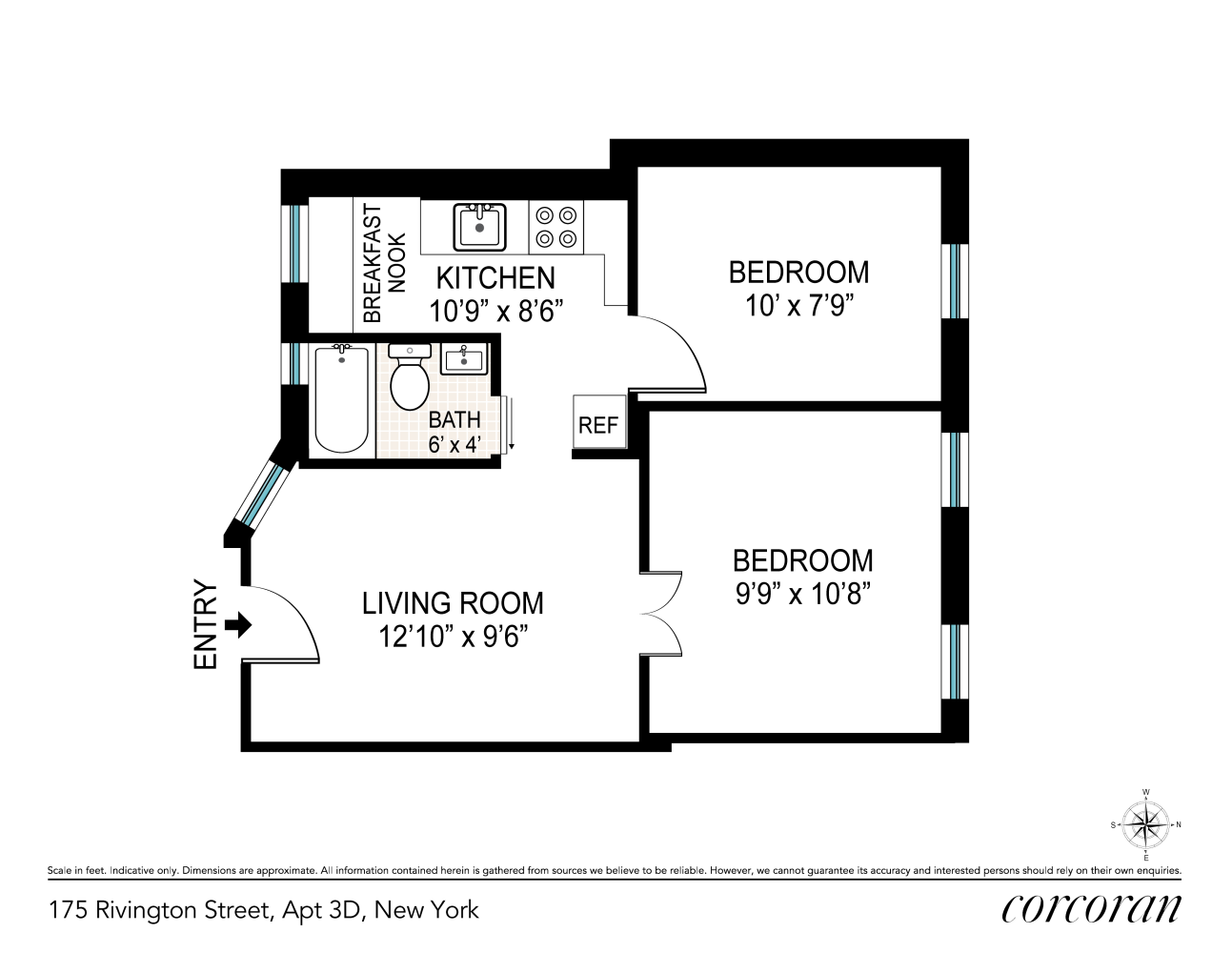 175 RIVINGTON Street, New York, NY 10002, 2 Bedrooms Bedrooms, 4 Rooms Rooms,1 BathroomBathrooms,Residential,For Sale,RIVINGTON,RPLU-33422902333