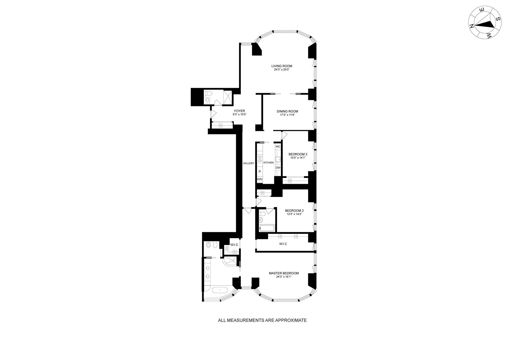 Floorplan for 50 United Nations Plaza, 27A