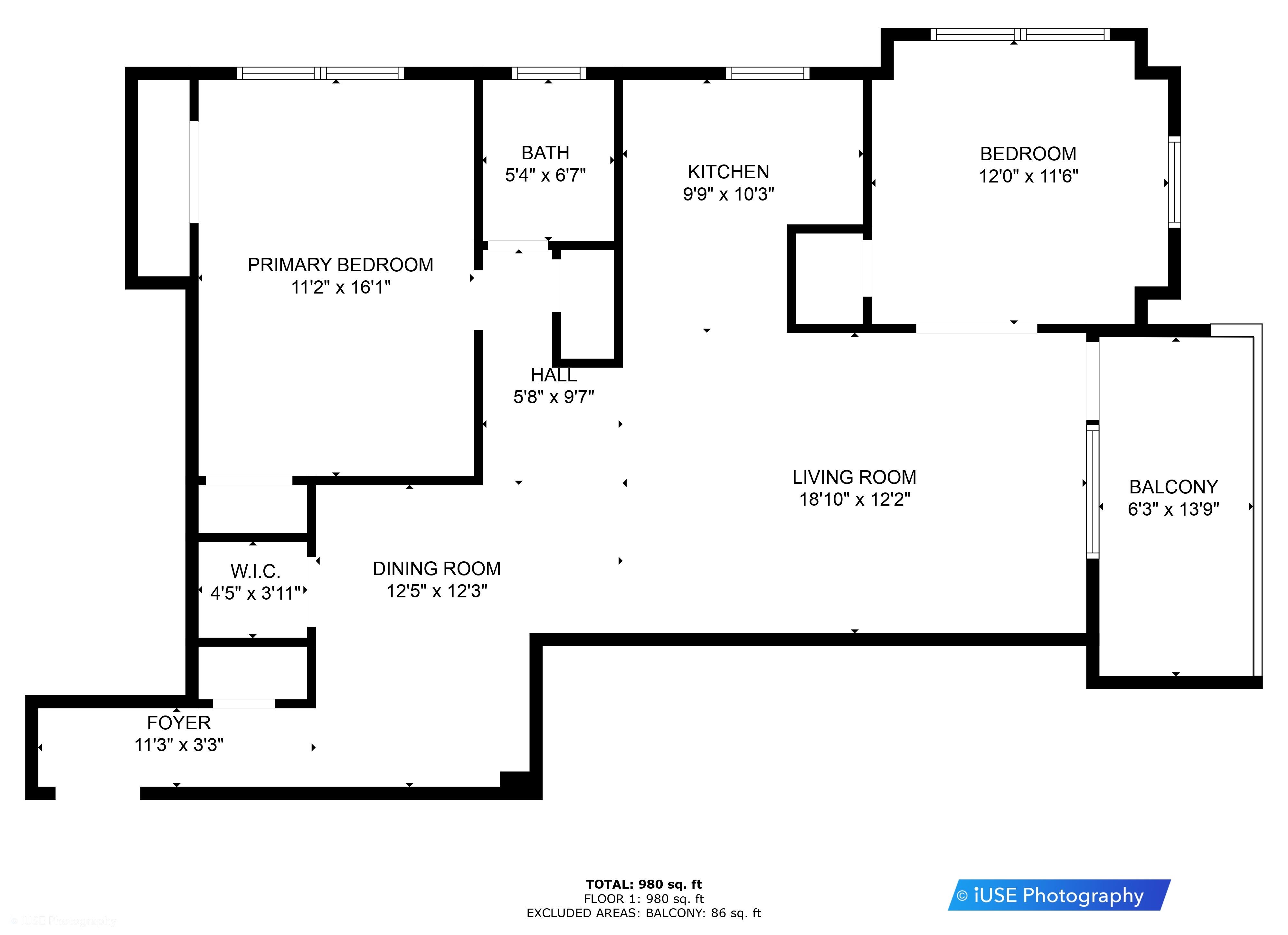 Floorplan for 3777 Independence Avenue, 2-G