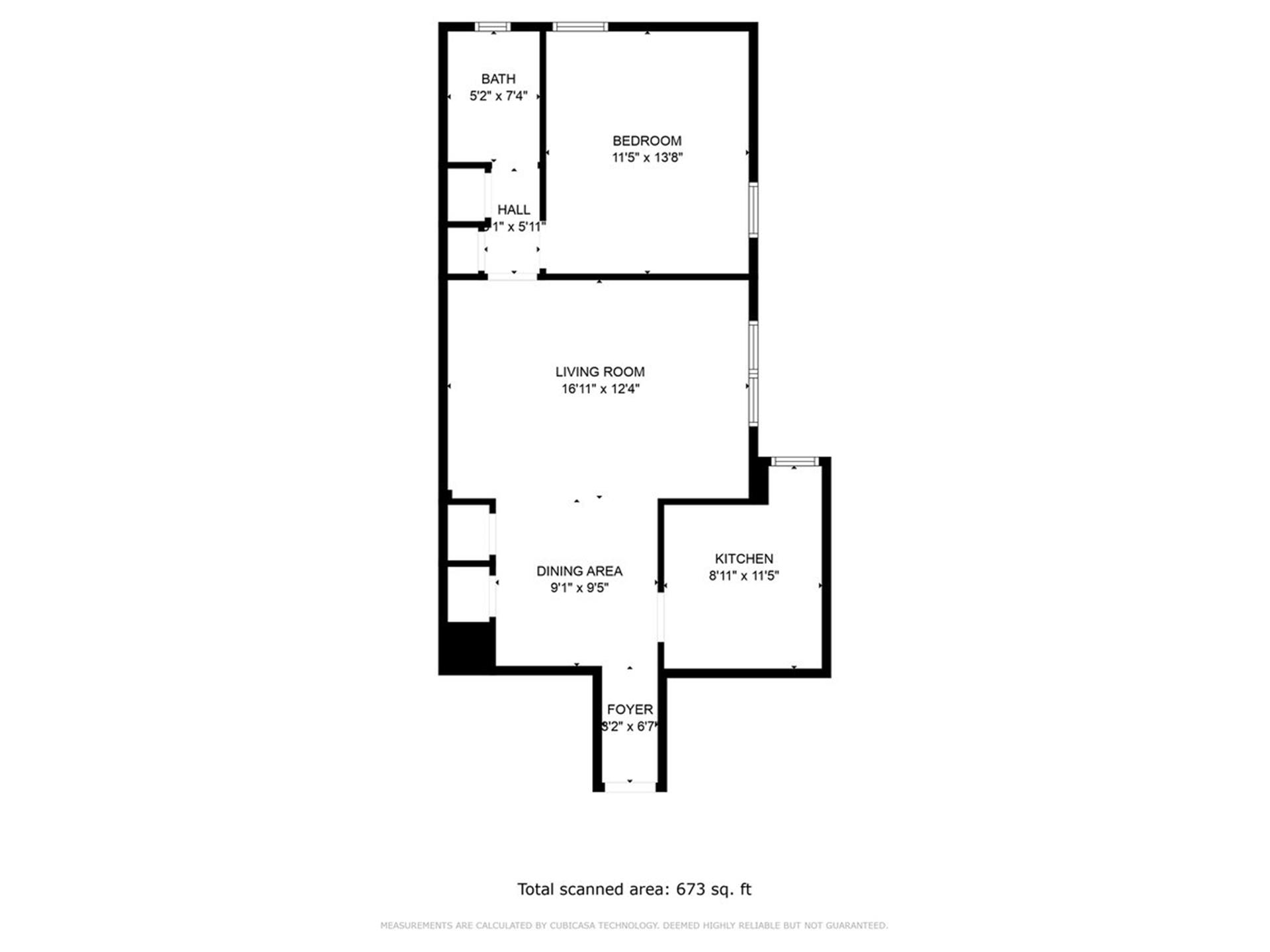 Floorplan for 5621 Netherland Avenue, 5C