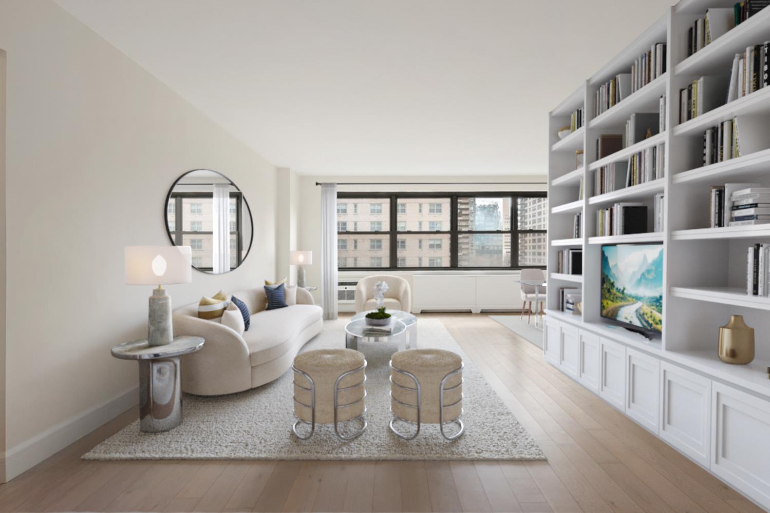 165 West End Avenue 7K, Lincoln Sq, Upper West Side, NYC - 2 Bedrooms  
2 Bathrooms  
5 Rooms - 