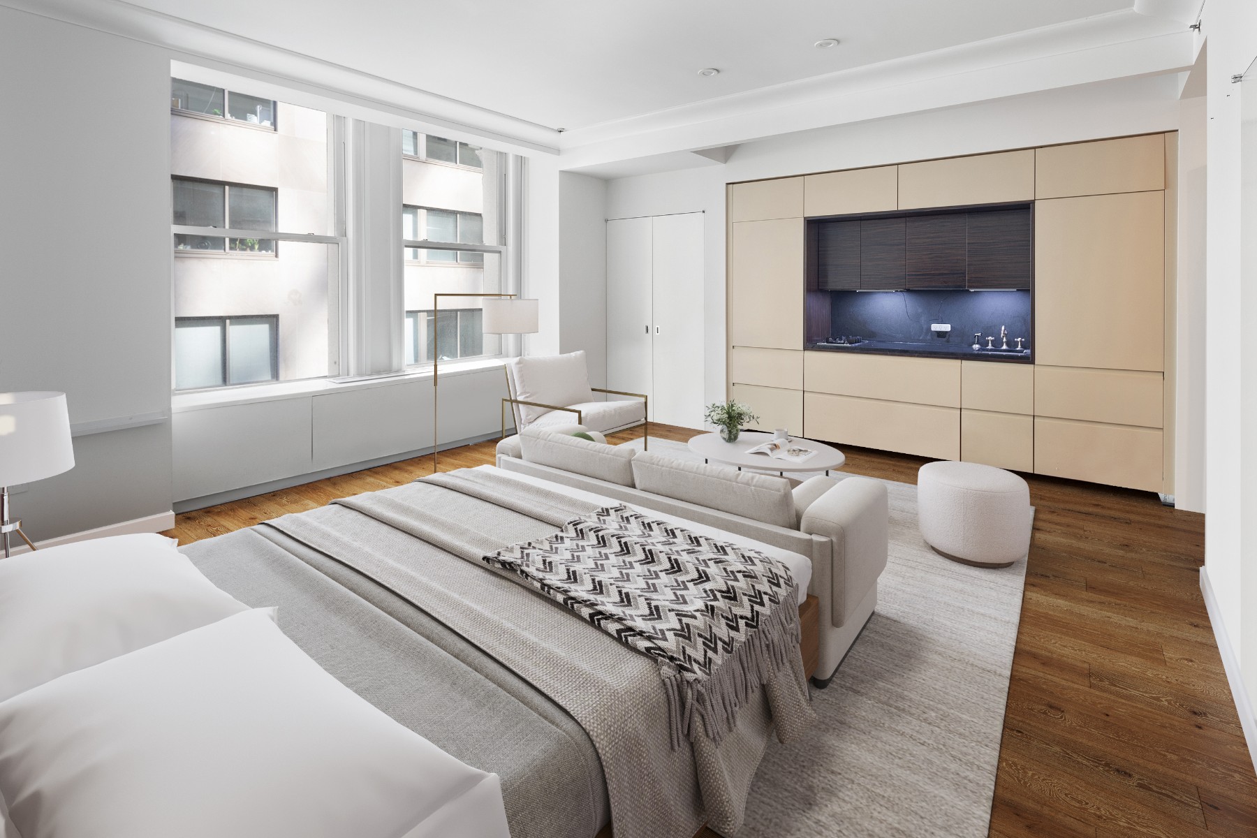 55 Wall Street 708, Financial District, Downtown, NYC - 1 Bathrooms  
2 Rooms - 