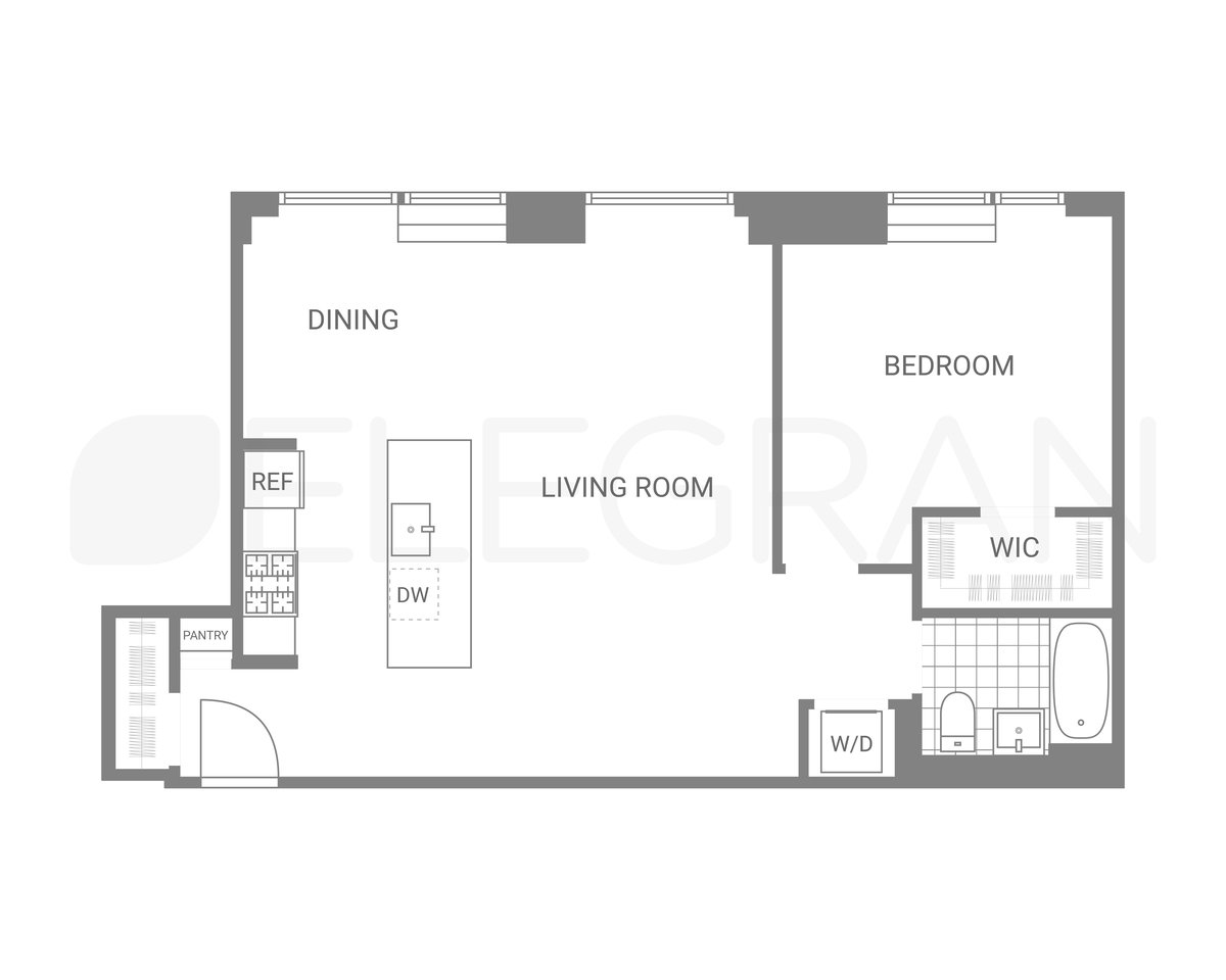 Floorplan for 1214 5th Avenue, 43-C