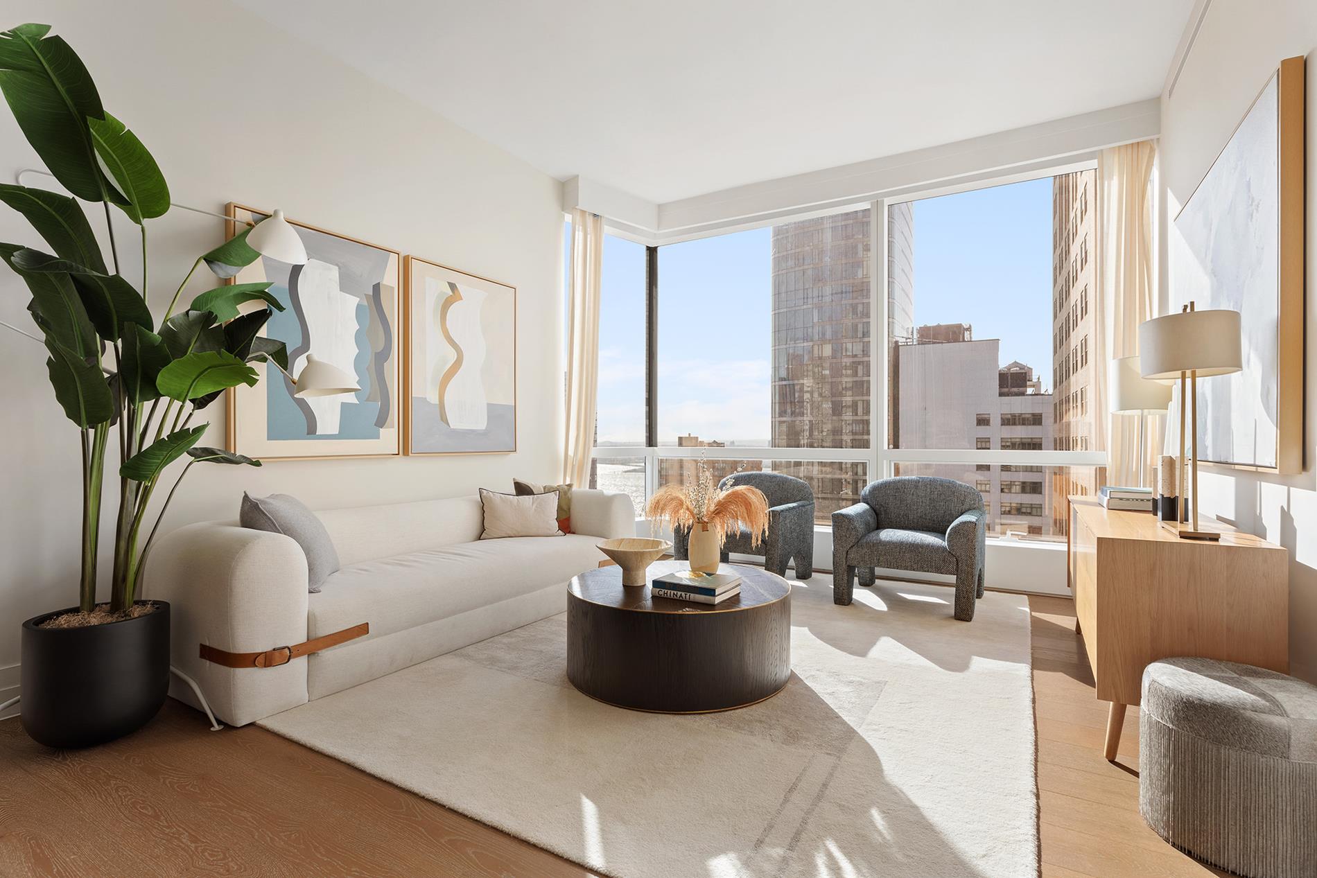 77 Greenwich Street 28-C, Financial District, Downtown, NYC - 3 Bedrooms  
3.5 Bathrooms  
6 Rooms - 