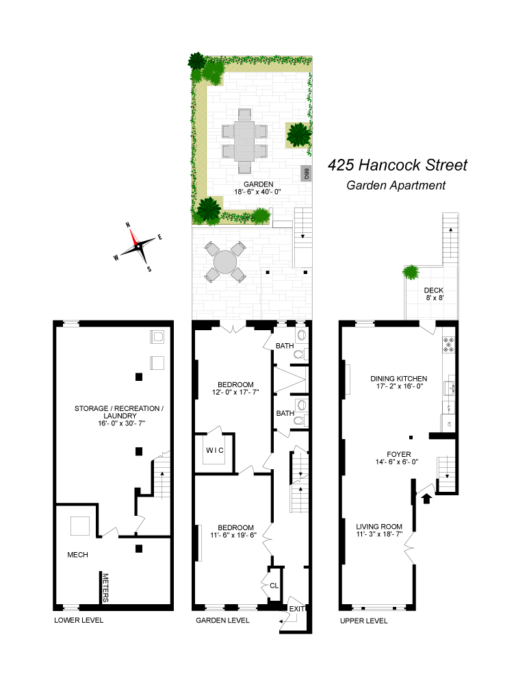 Floorplan for 425 Hancock Street, 1