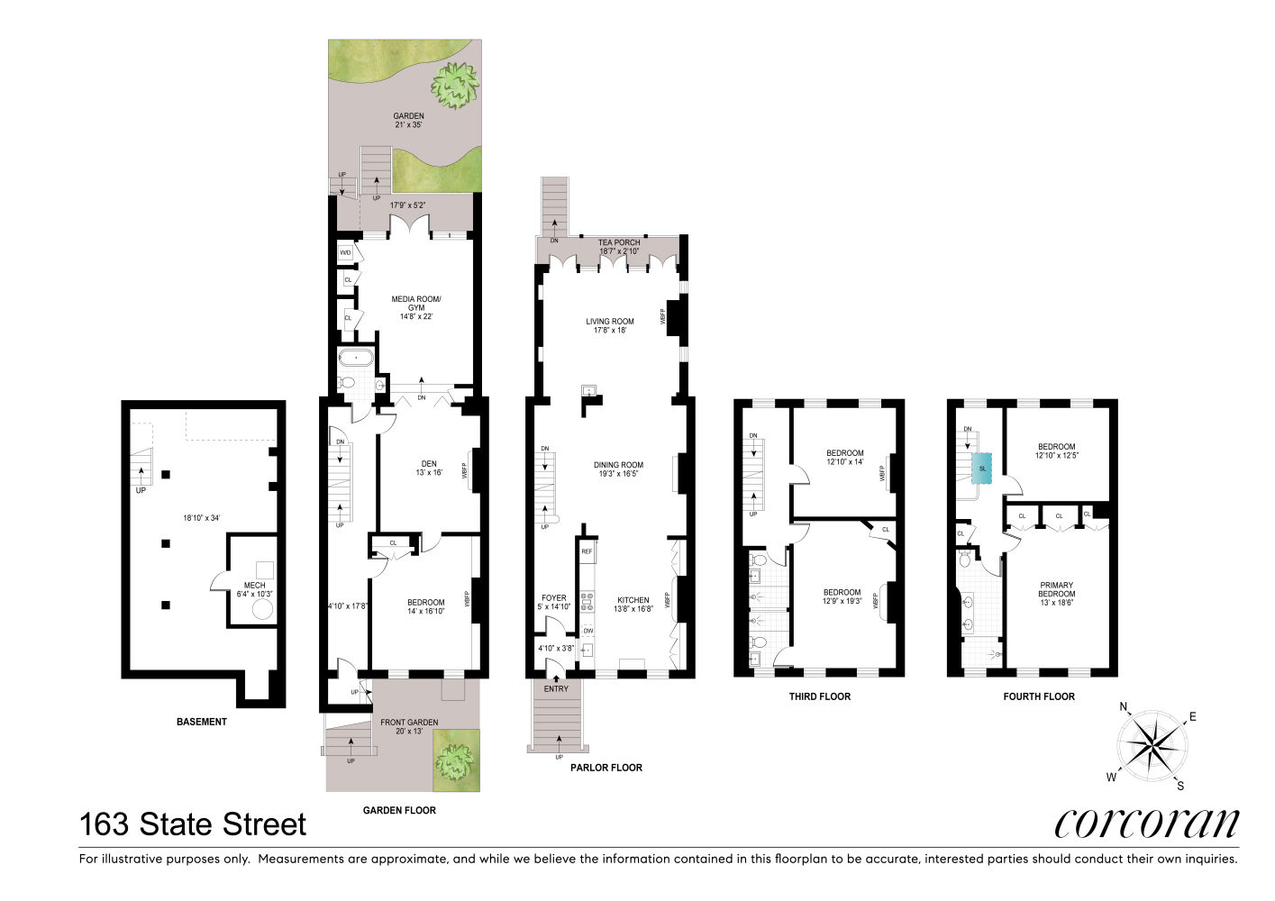 Floorplan for 163 State Street