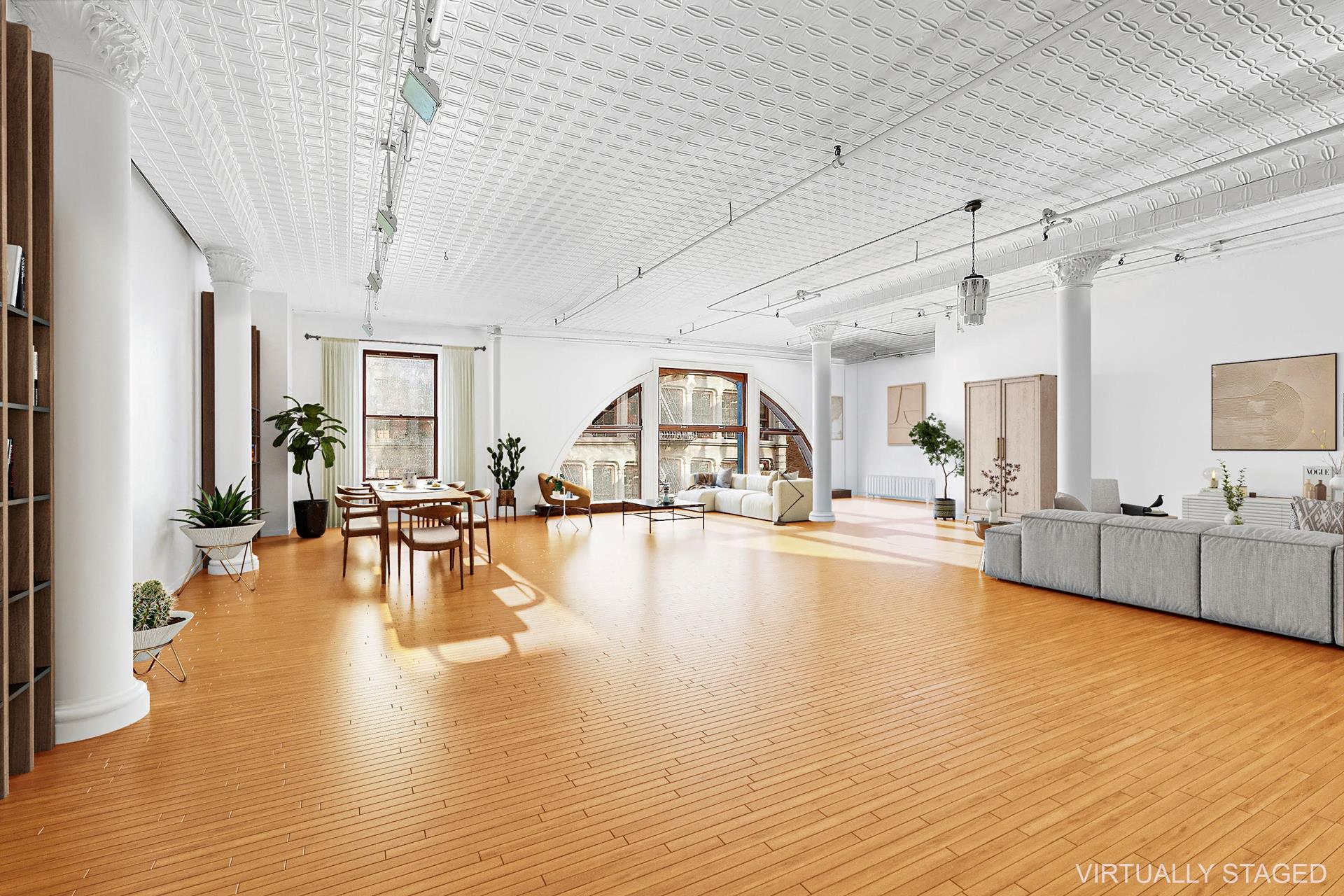 484 Broome Street 3W, Soho, Downtown, NYC - 2 Bedrooms  
2 Bathrooms  
6 Rooms - 