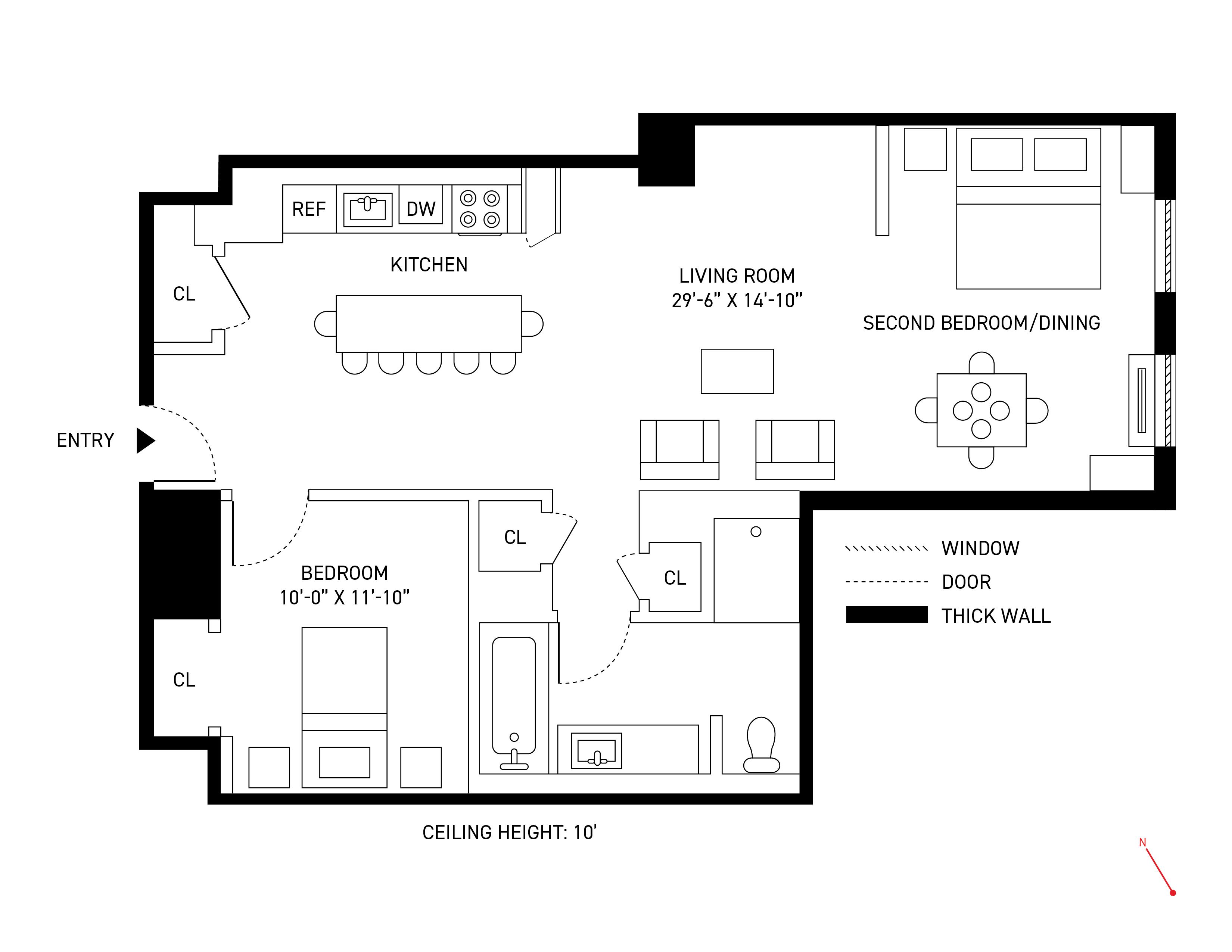 Floorplan for 20 Pine Street, 1201