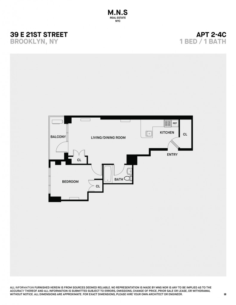 Floorplan for 39 East 21st Street, 4-C