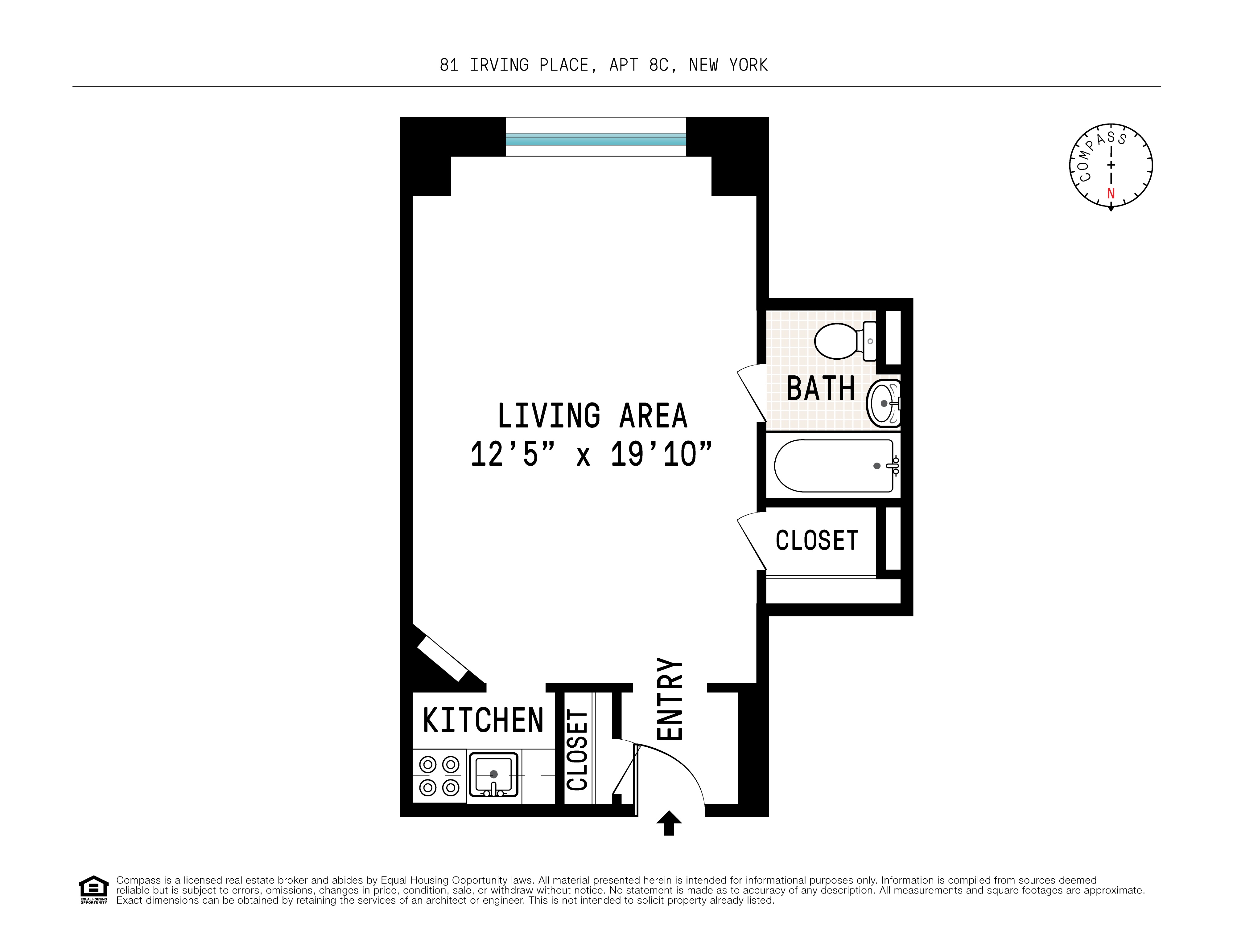 Floorplan for 81 Irving Place, 8C
