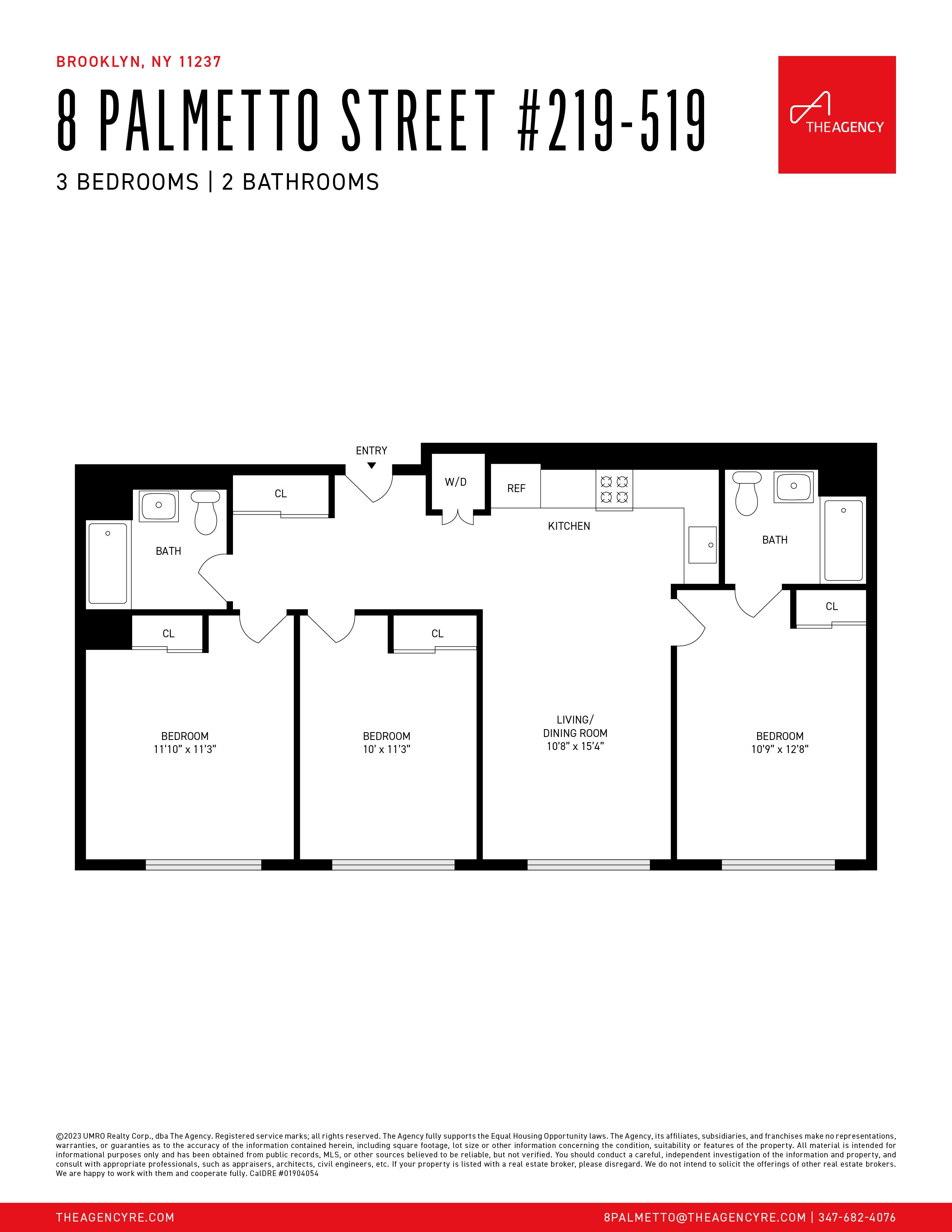 Floorplan for 8 Palmetto Street, 419