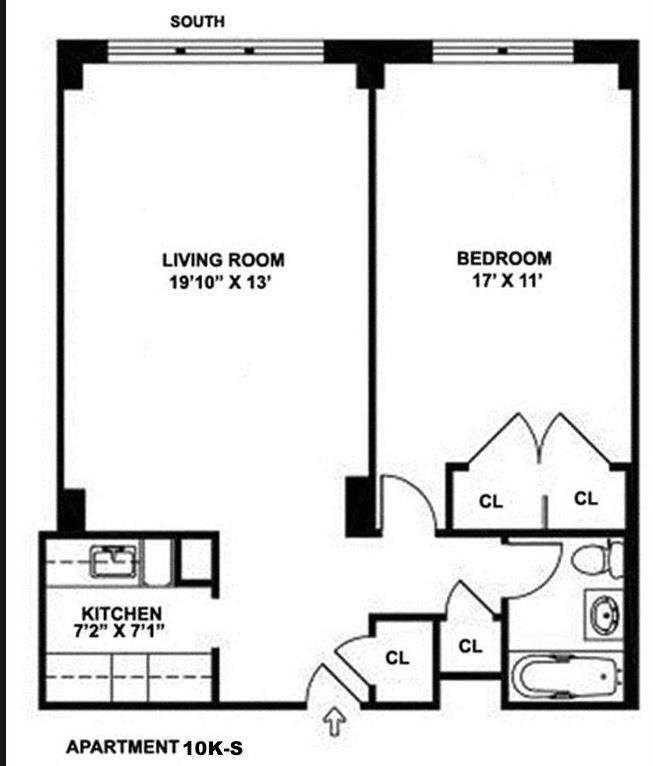 Floorplan for 345 West 58th Street, 10-KS
