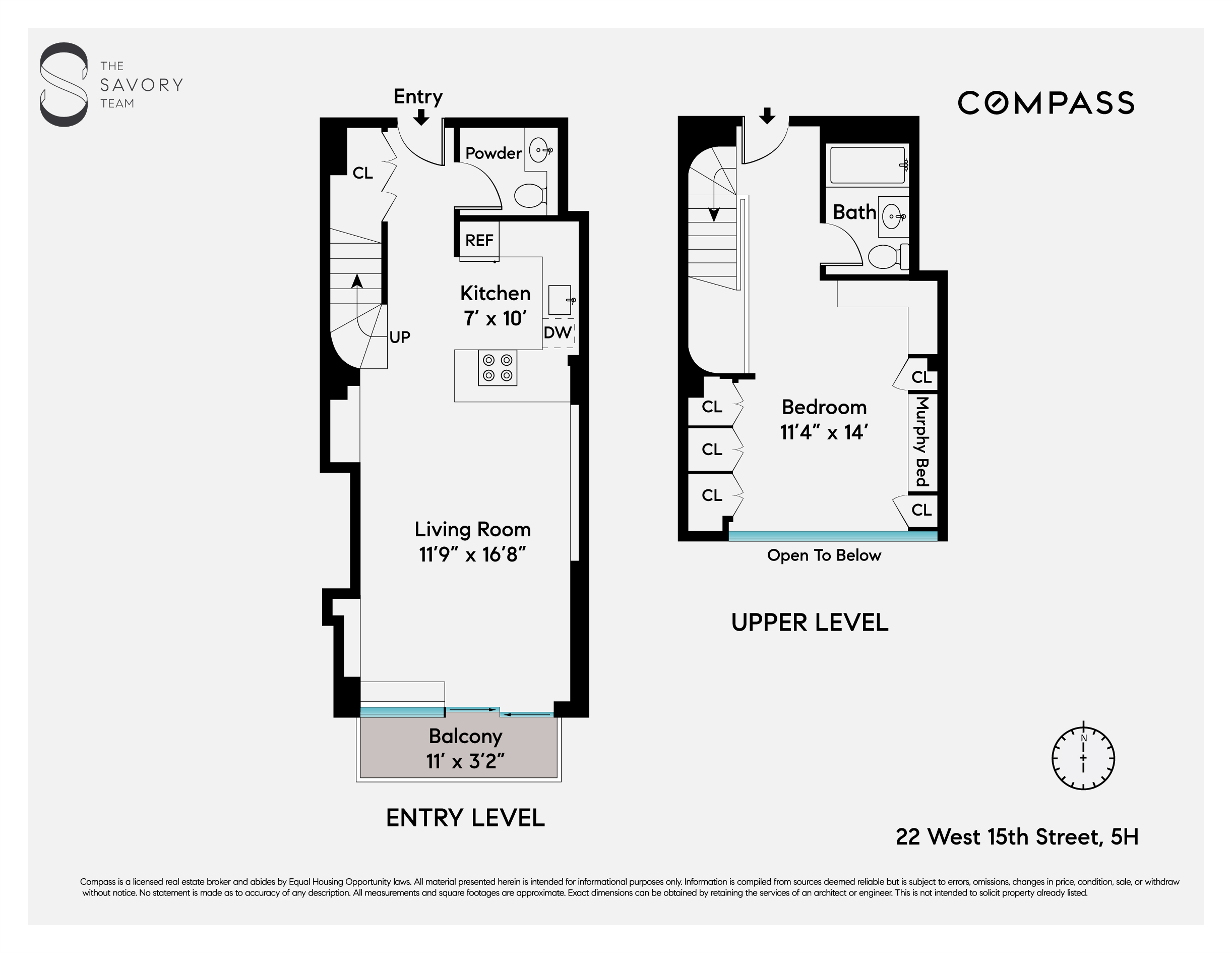 Floorplan for 22 West 15th Street, 5H