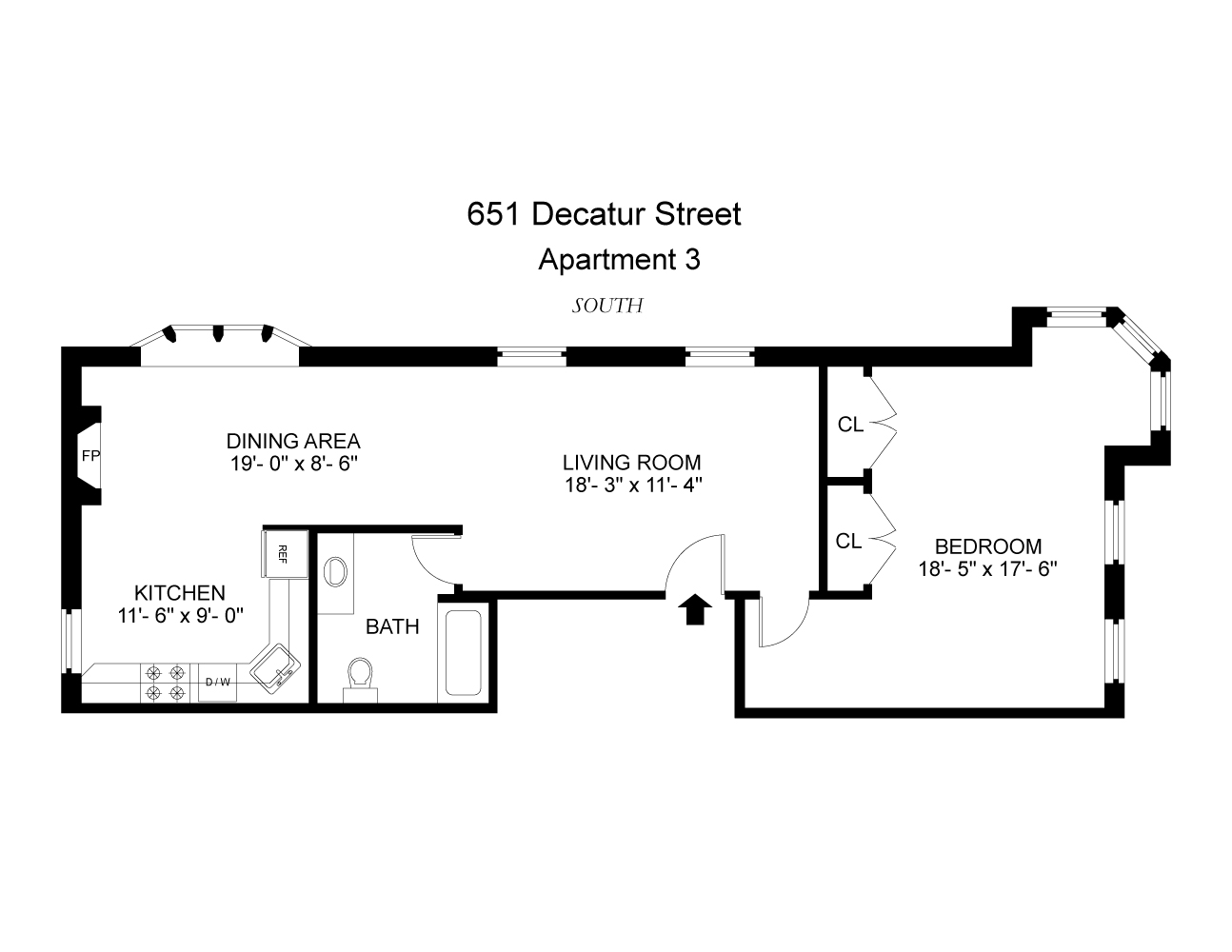 Floorplan for 101 Saratoga Avenue