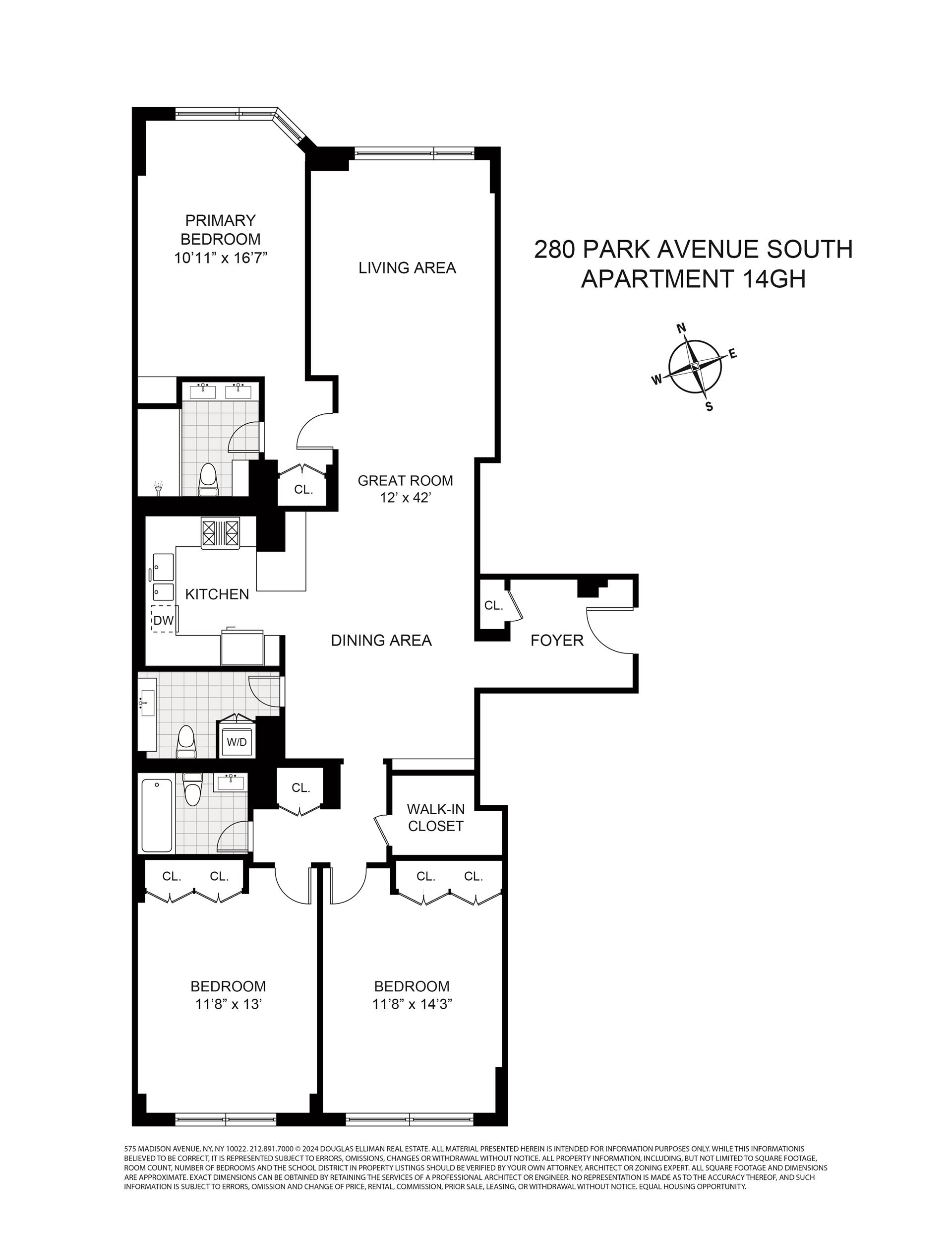 Floorplan for 280 Park Avenue, 14GH