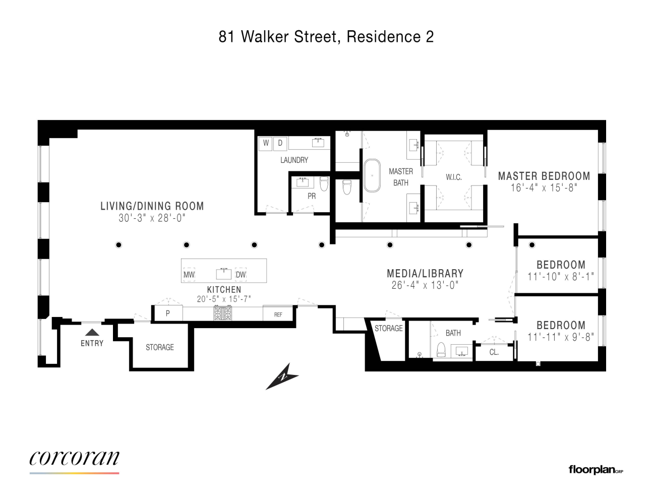 Floorplan for 81 Walker Street, 2