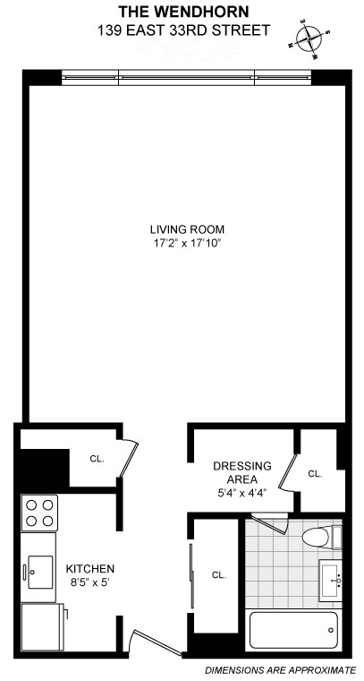 Floorplan for 139 East 33rd Street, 10C