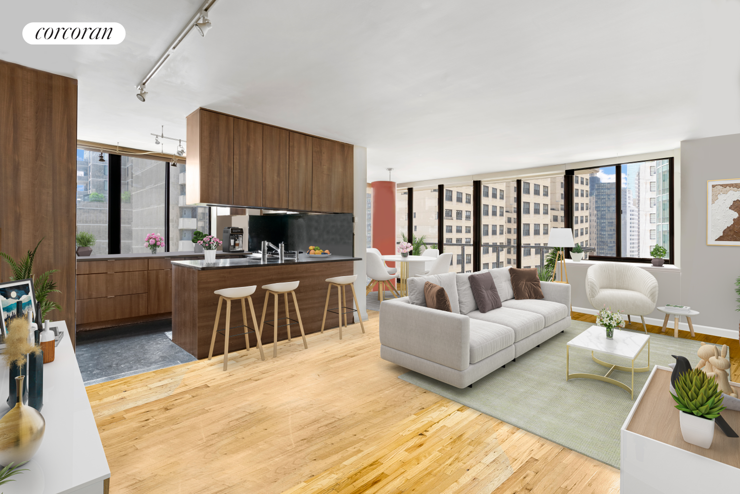 255 East 49th Street 14D, Turtle Bay, Midtown East, NYC - 3 Bedrooms  
3 Bathrooms  
7 Rooms - 