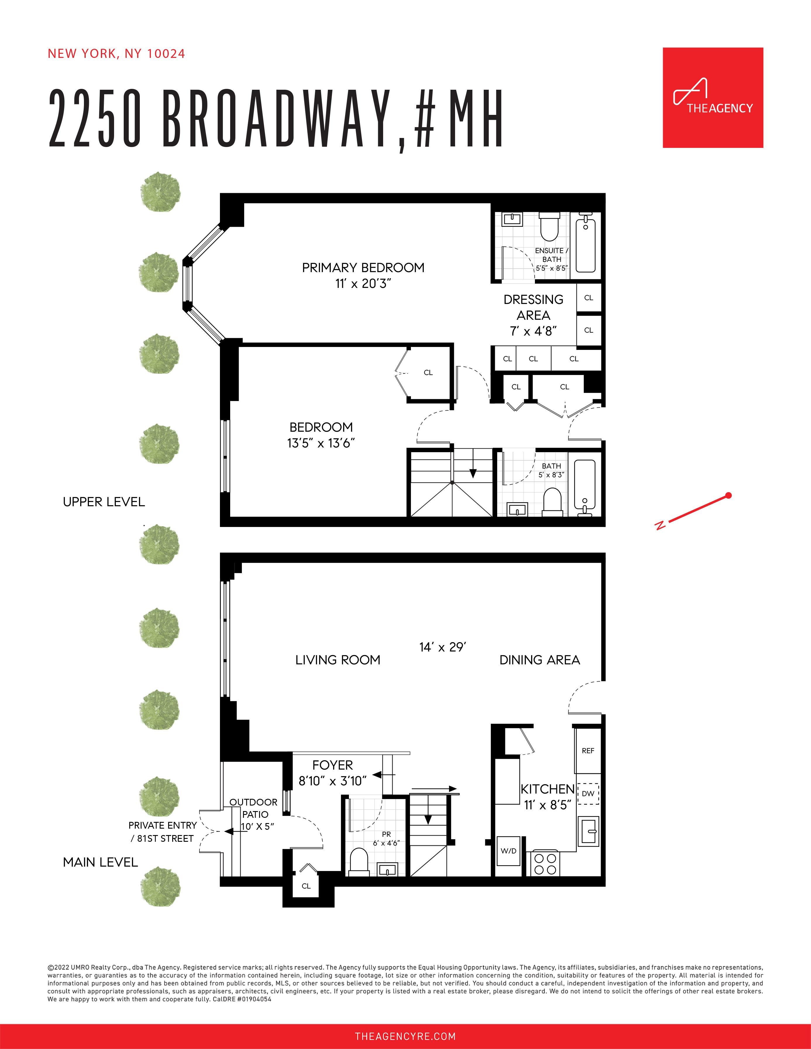 Floorplan for 2250 Broadway, MH