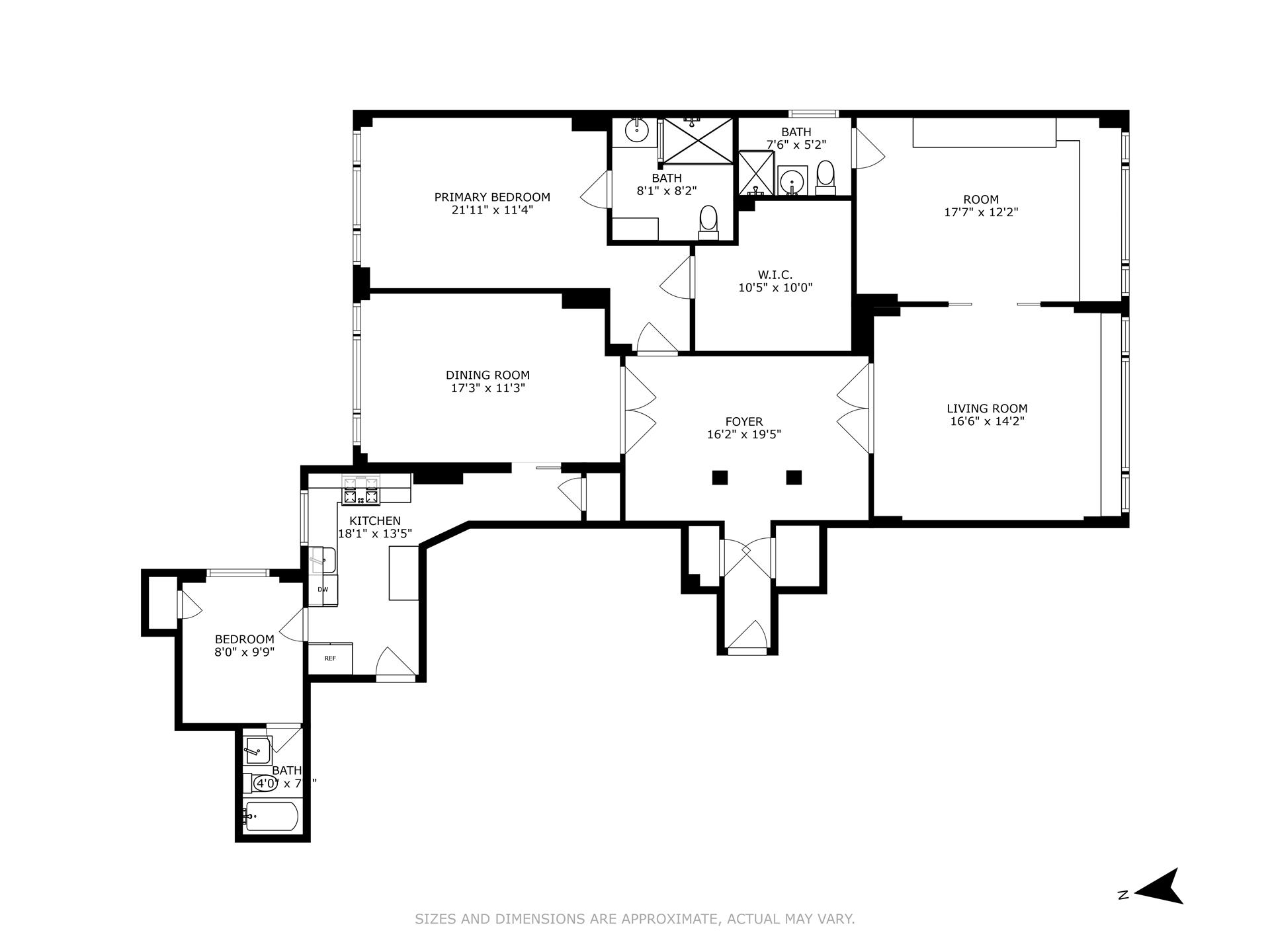 Floorplan for 139 East 63rd Street, 4A