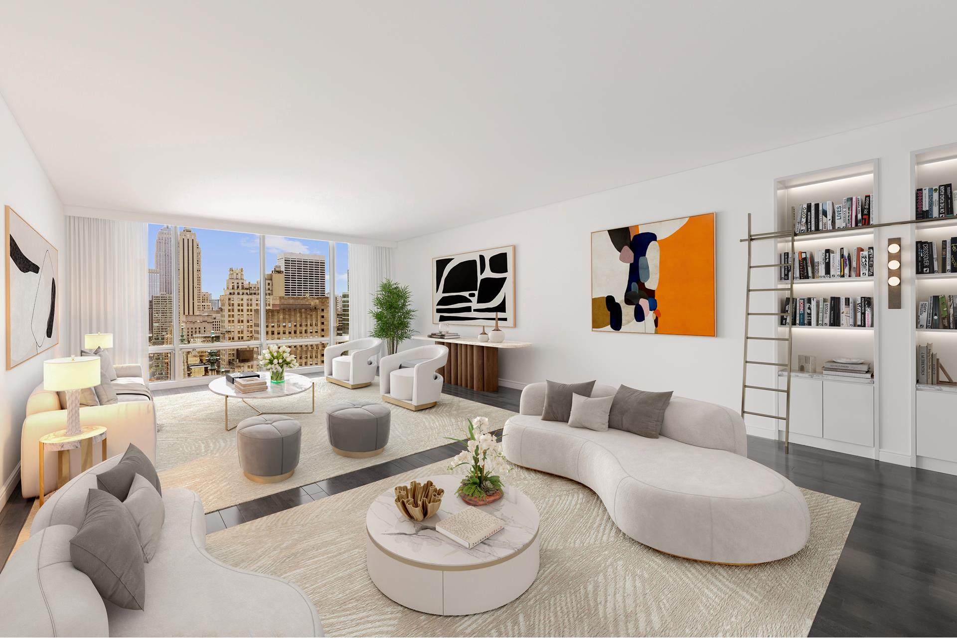 641 5th Avenue 27G, Midtown East, Midtown East, NYC - 2 Bedrooms  
2 Bathrooms  
4 Rooms - 