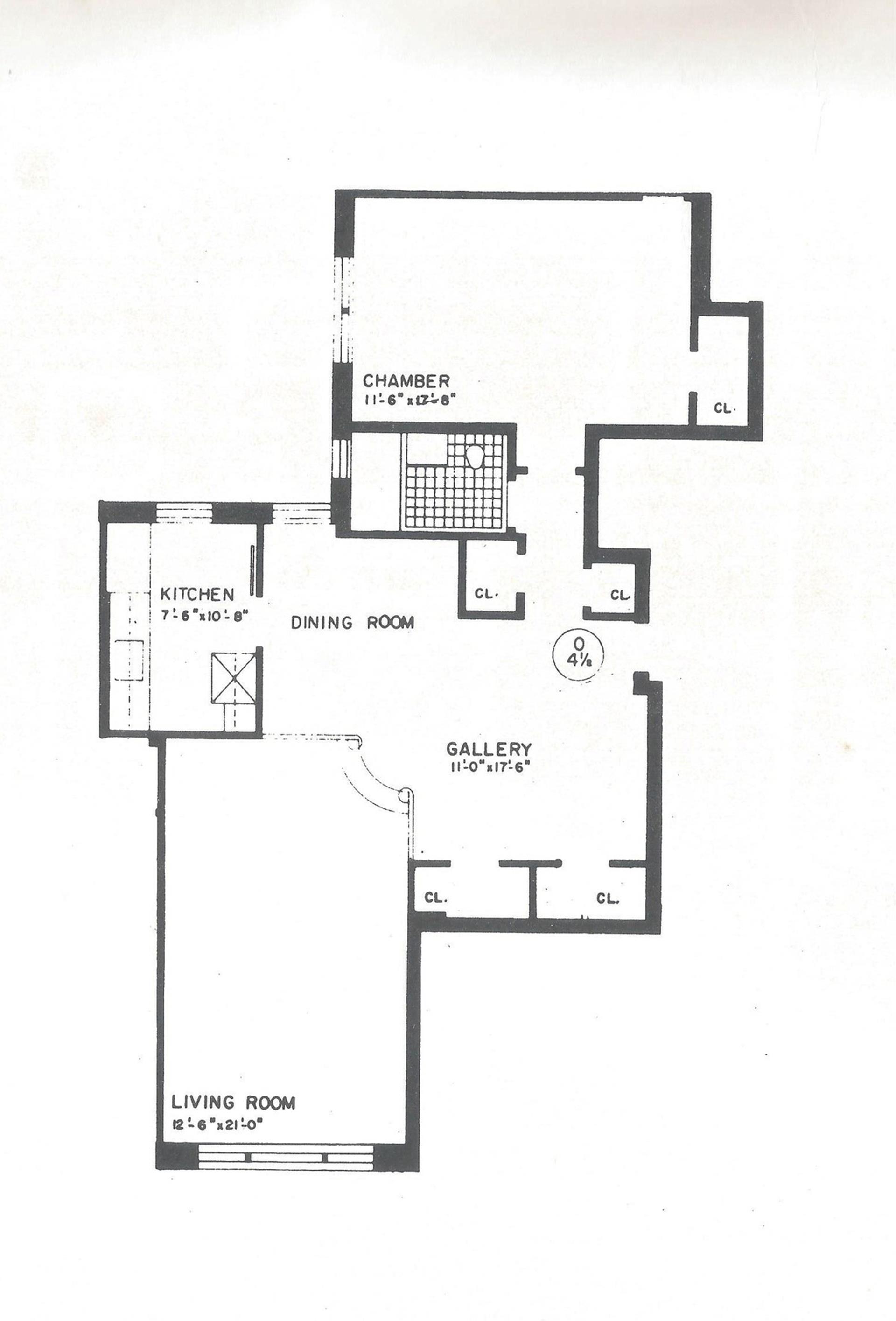 Floorplan for 3601 Johnson Avenue, 5O