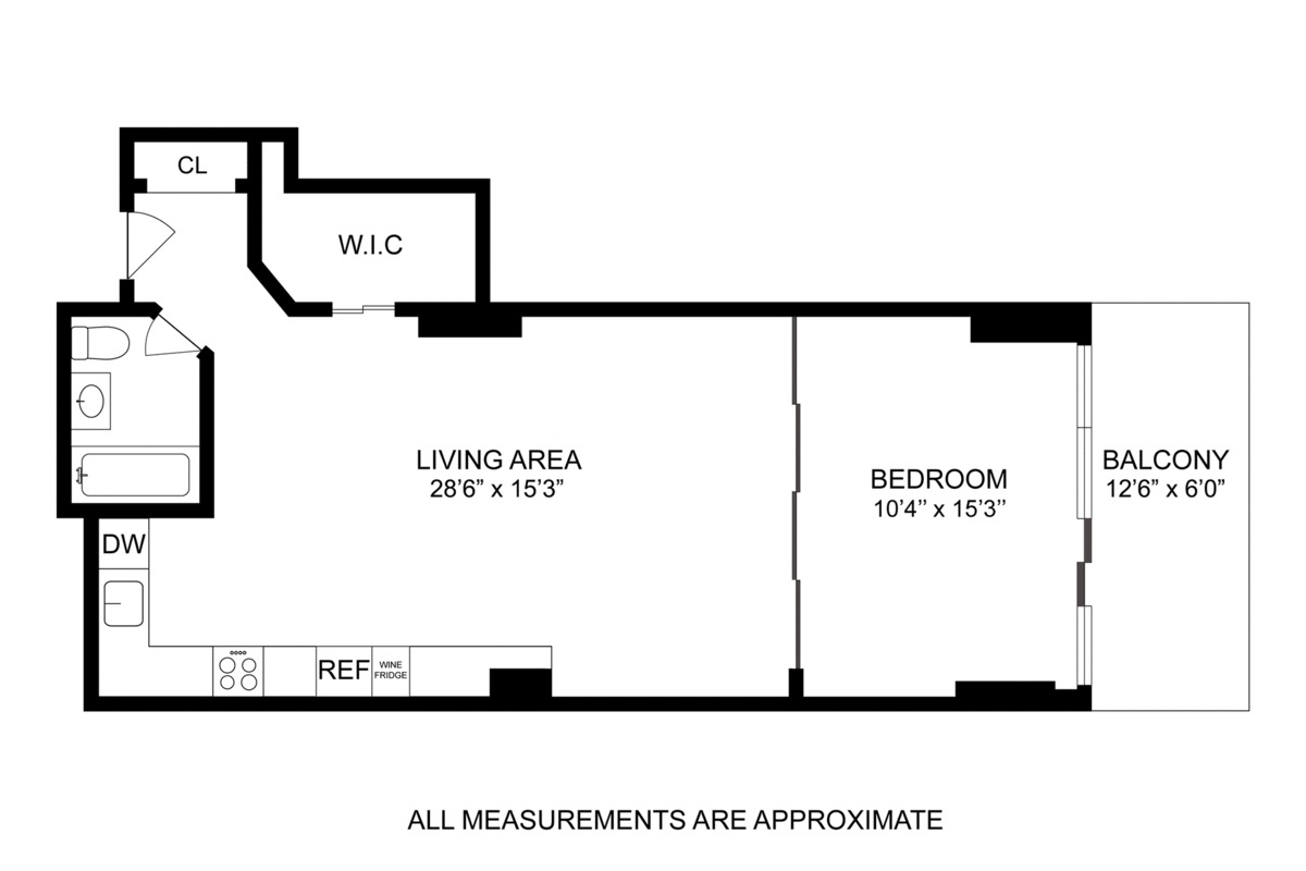 Floorplan for 142 East 16th Street, 14F