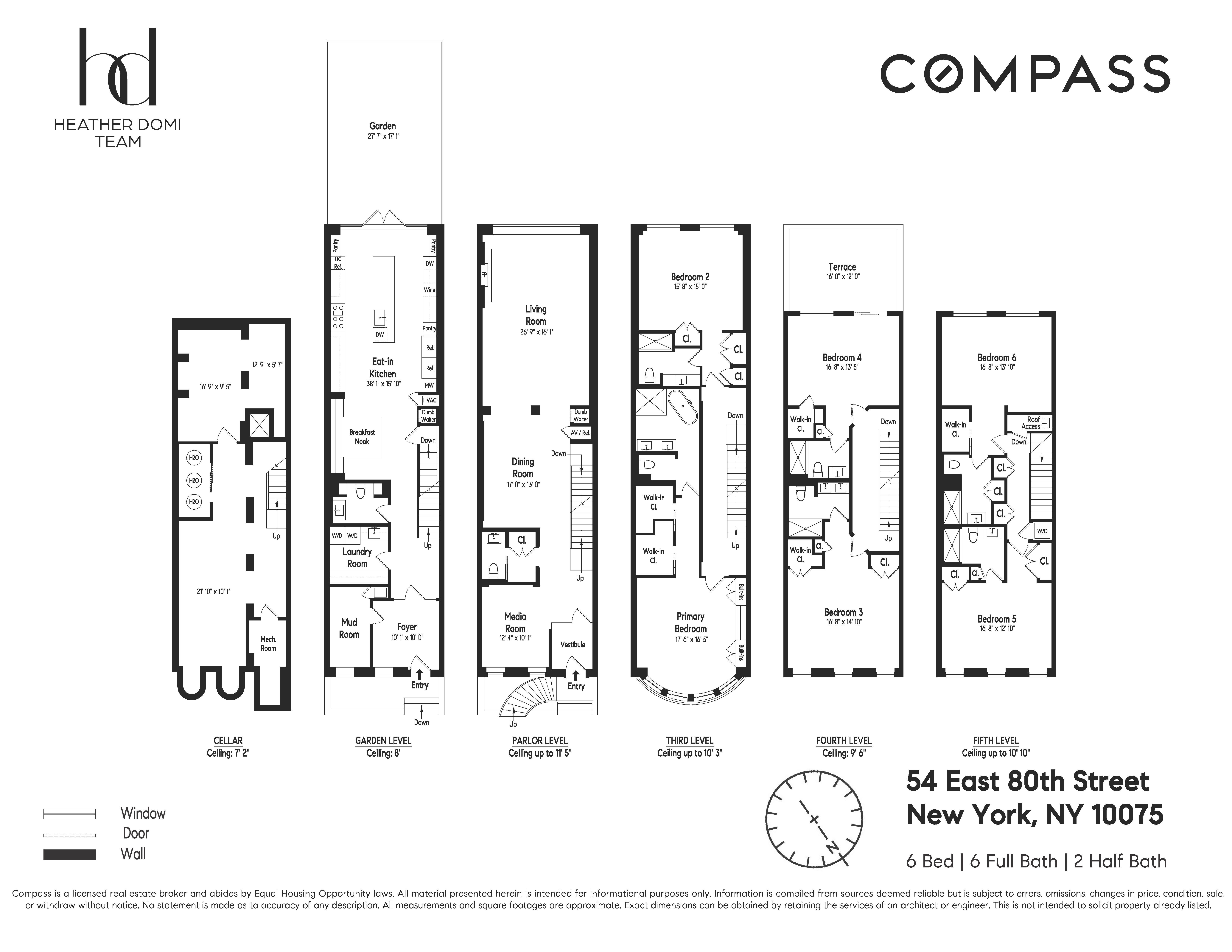 54 E 80th Street, New York, NY 10075, 6 Bedrooms Bedrooms, 12 Rooms Rooms,7 BathroomsBathrooms,Residential,For Sale,80th,COMP-1529749749895053913