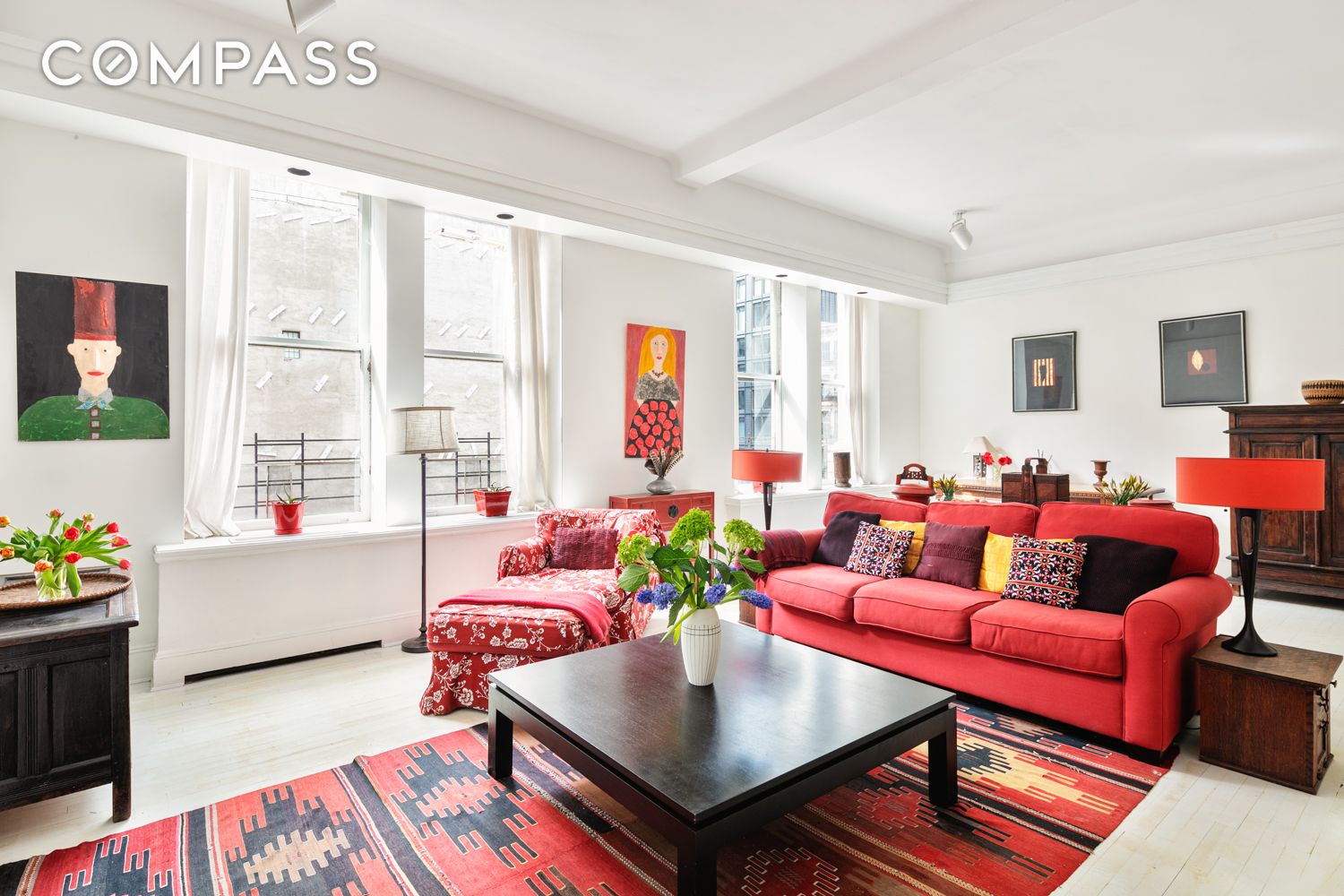 366 Broadway 3C, Tribeca, Downtown, NYC - 2 Bedrooms  
1.5 Bathrooms  
4 Rooms - 