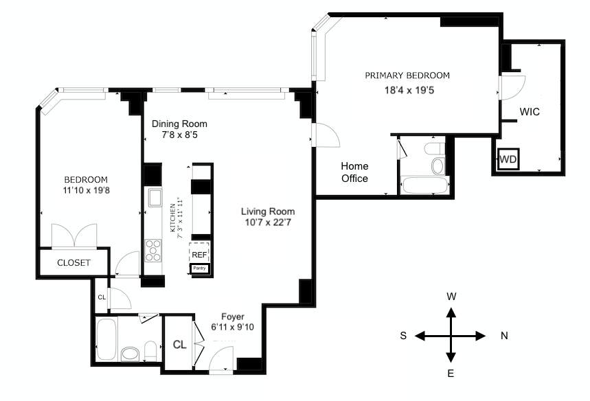 Floorplan for 176 East 77th Street, 4LA