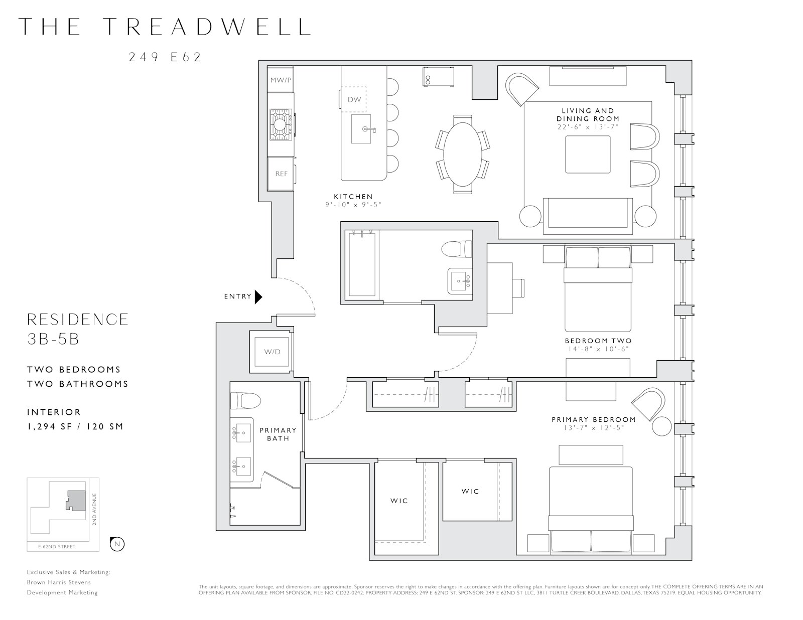 Floorplan for 249 East 62nd Street, 5B