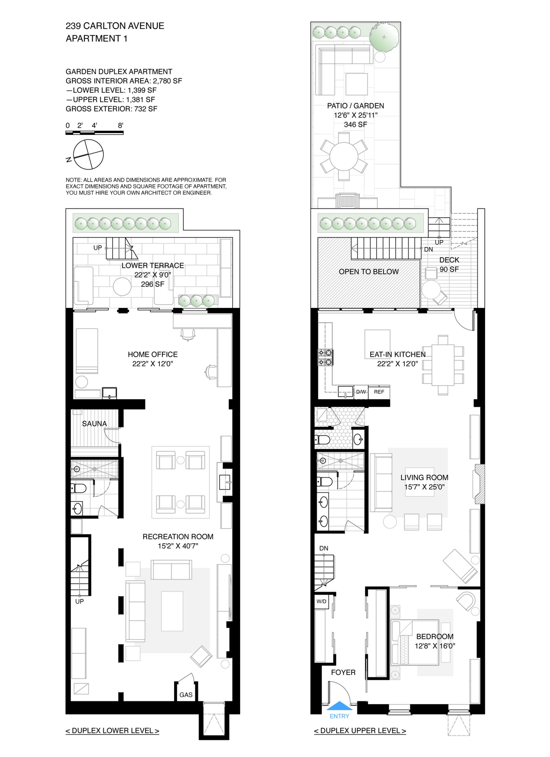 Floorplan for 239 Carlton Avenue, GRDN