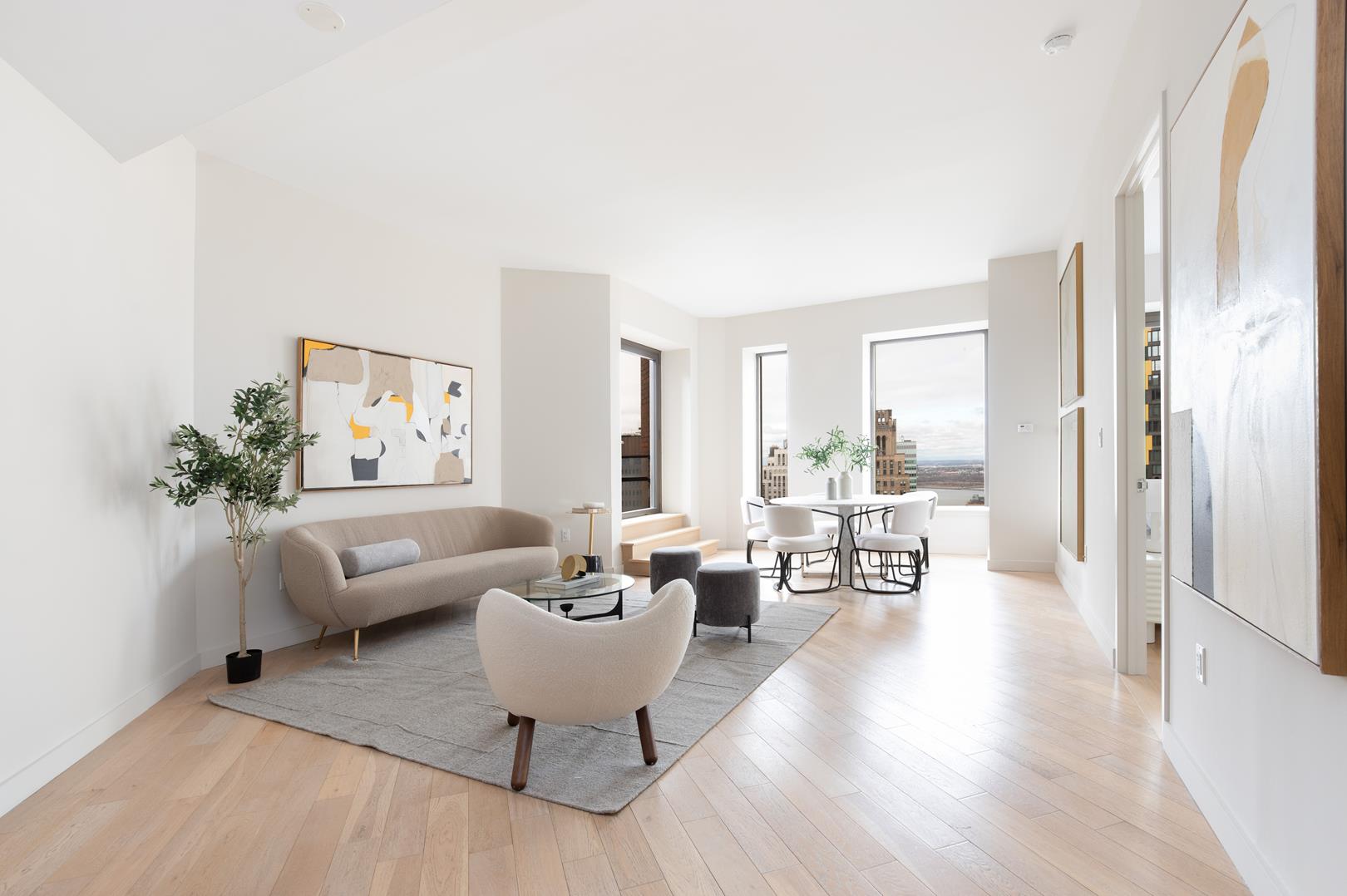 75 Wall Street 35-F, Financial District, Downtown, NYC - 2 Bedrooms  
3 Bathrooms  
4 Rooms - 