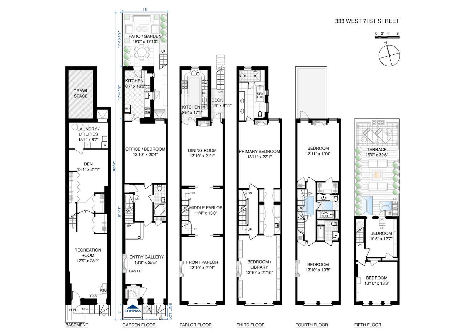 Floorplan for 333 West 71st Street