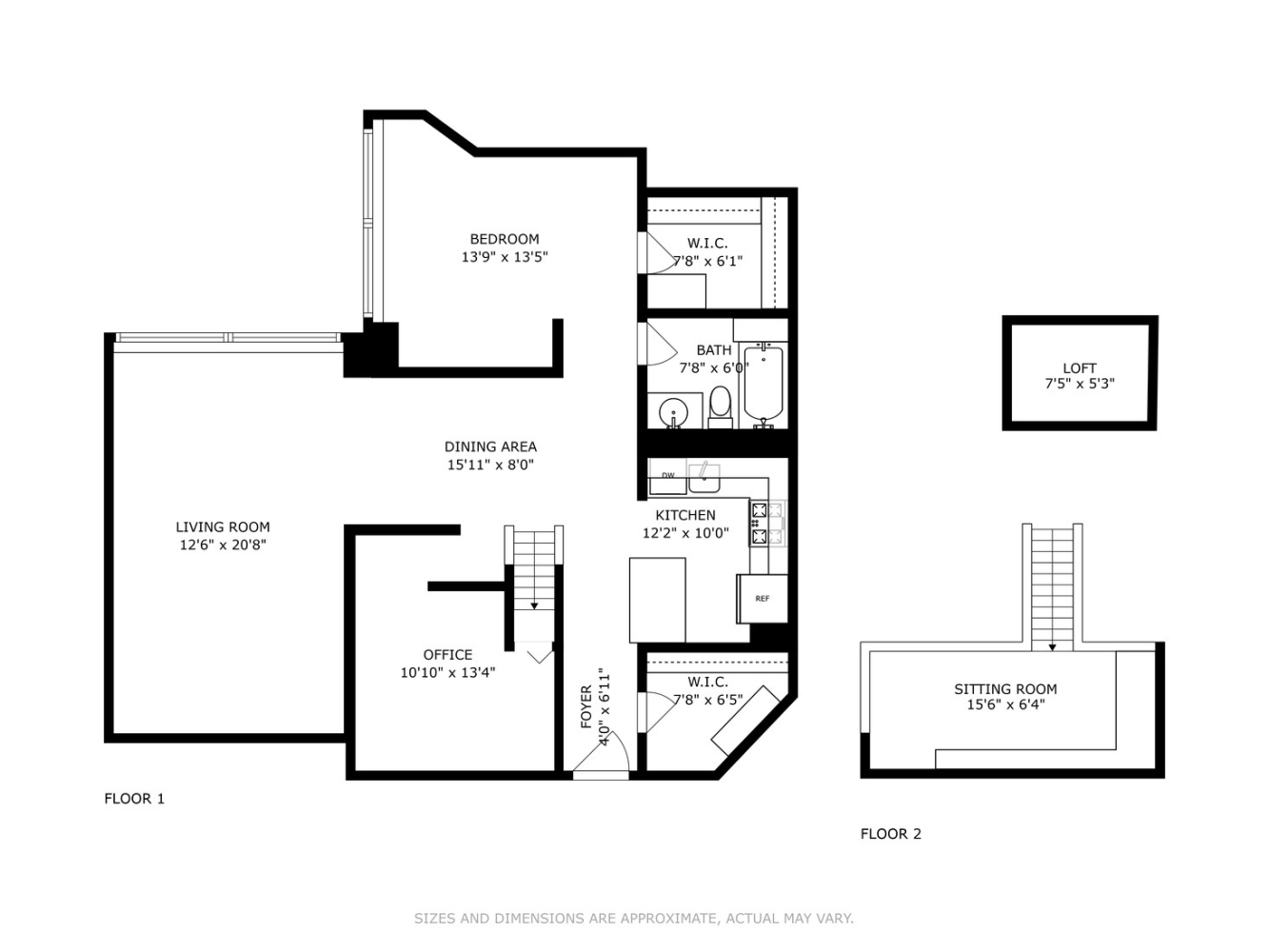 Floorplan for 529 West 42nd Street, 2K